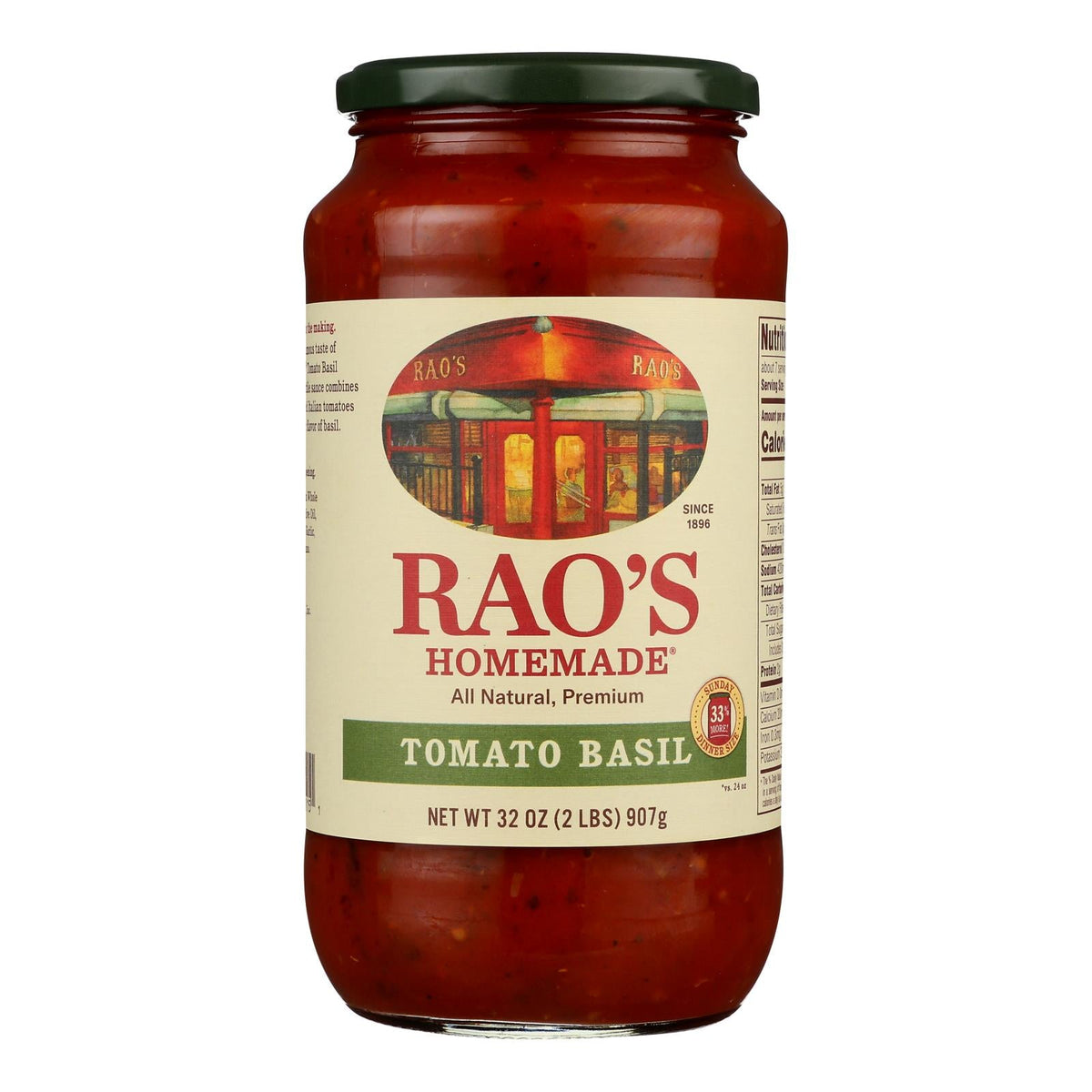Rao's Tomato Basil Sauce - Case of 6 - 32 OZ