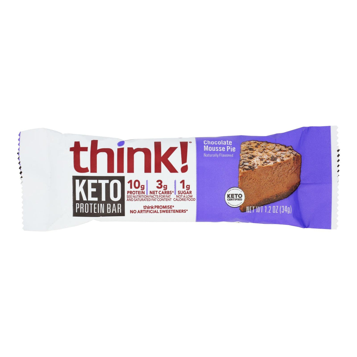 Think! Keto Chocolate Mousse Protein Bars - 10 Pack