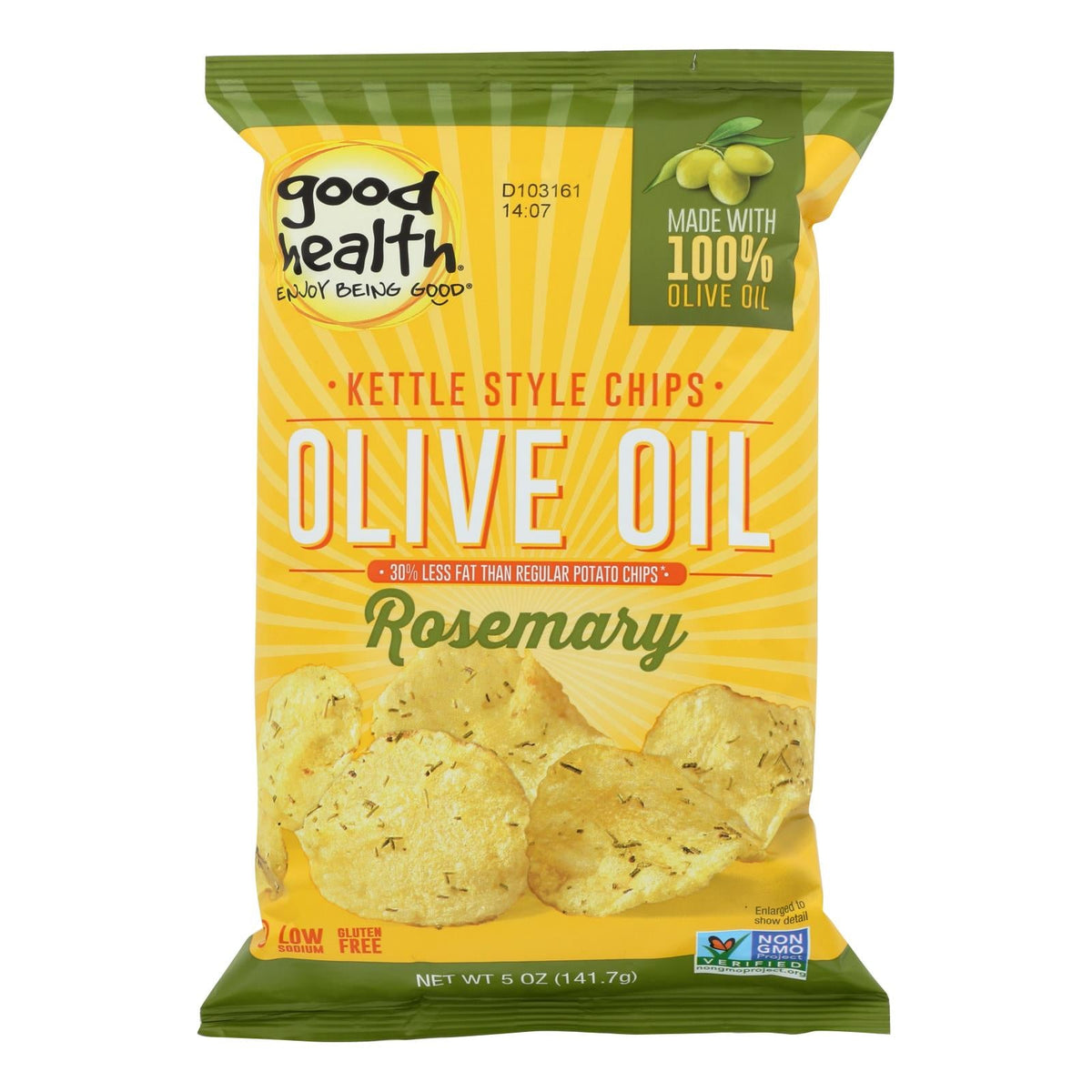 Good Health Olive Oil Rosemary Kettle Chips, 12 Pack, 5 Oz