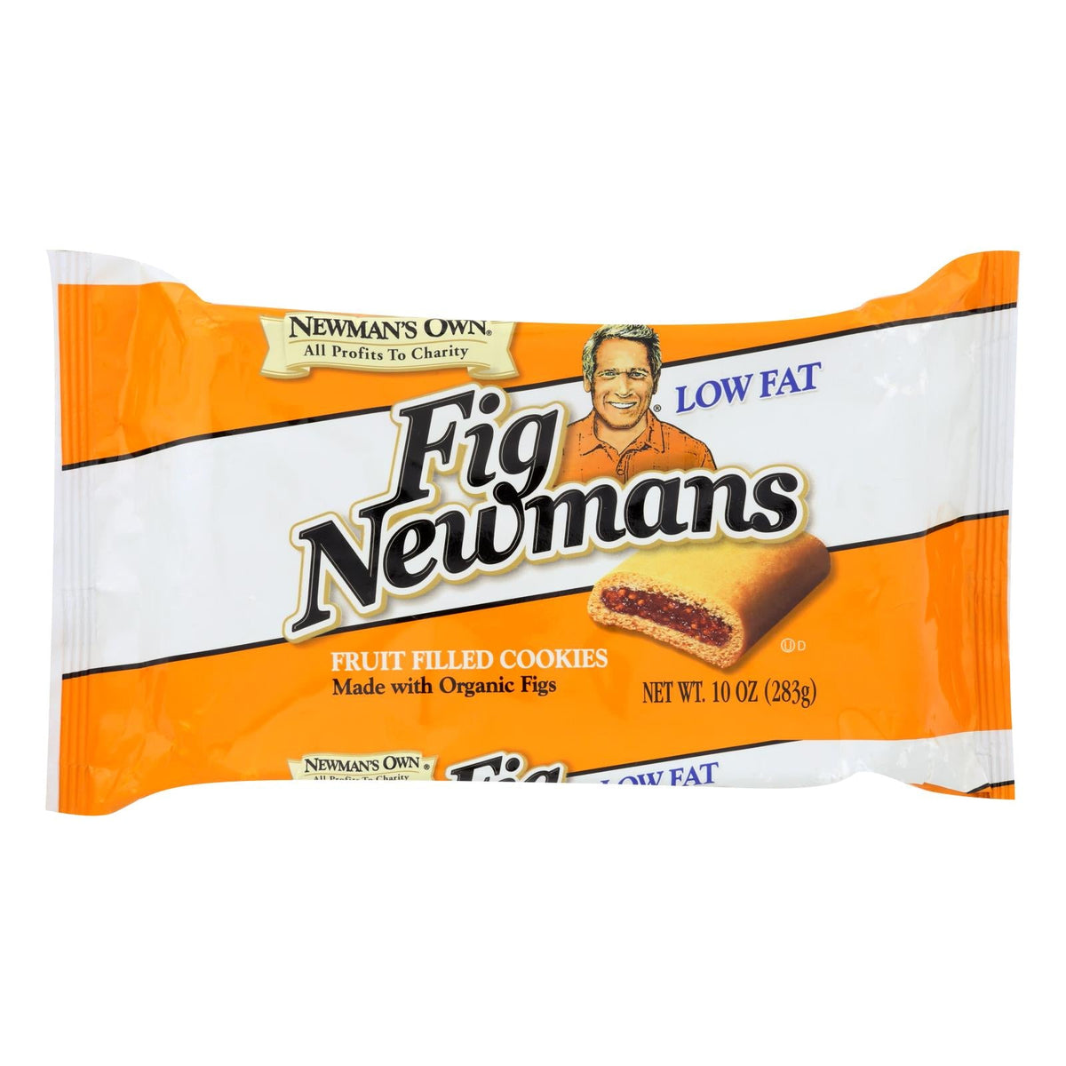 Newman's Own Organics Low Fat Fig Newman's, 6 Pack, 10 Oz