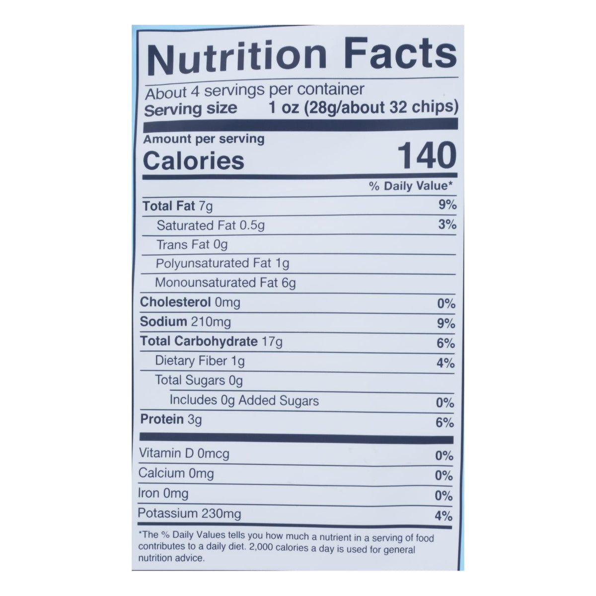 Simply 7 Lentil Chips - Sea Salt - Case Of 12 - 4 Oz.