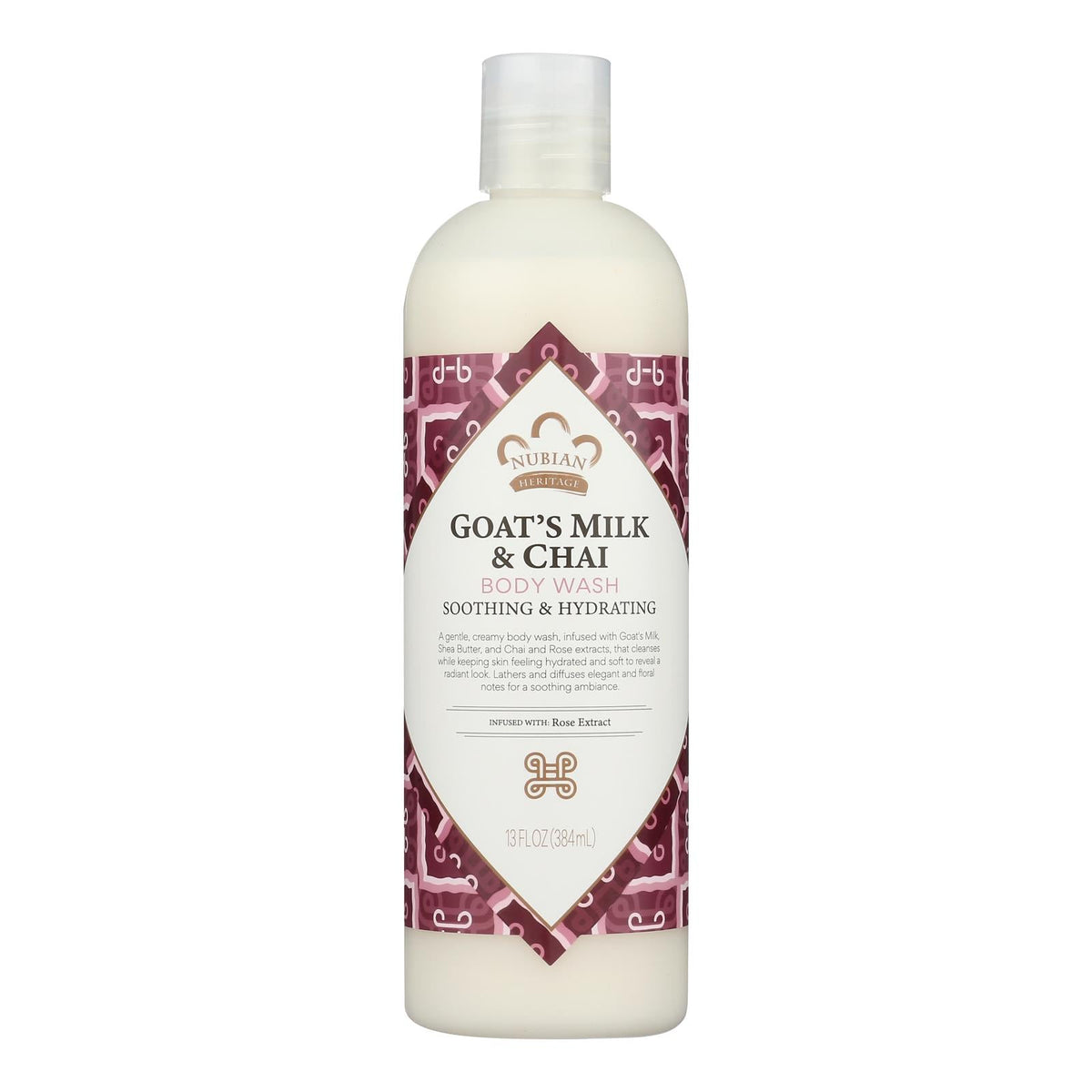Nubian Heritage Body Wash Goat's Milk And Chai - 13 Fl Oz
