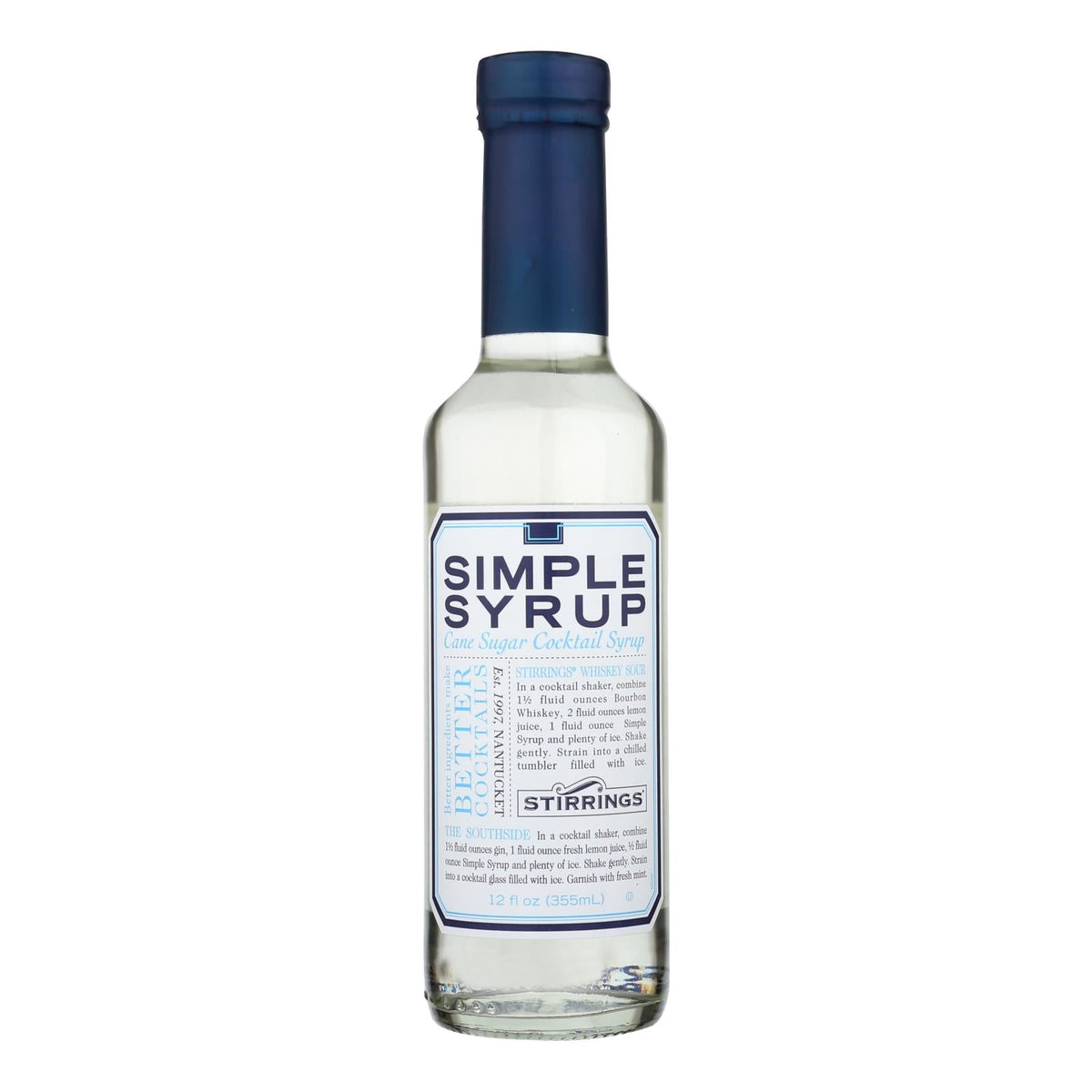 Stirrings Simple Syrup, 12 Fl Oz, Case of 6
