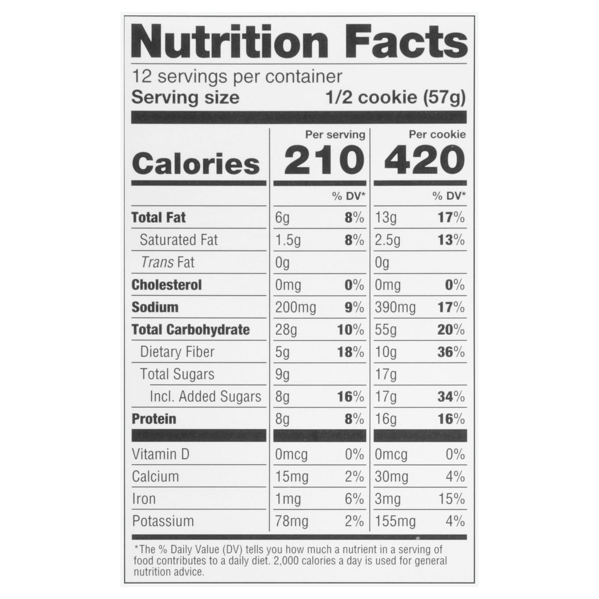 Lenny & Larry's Complete Peanut Butter Cookie 4oz, 12-Pack