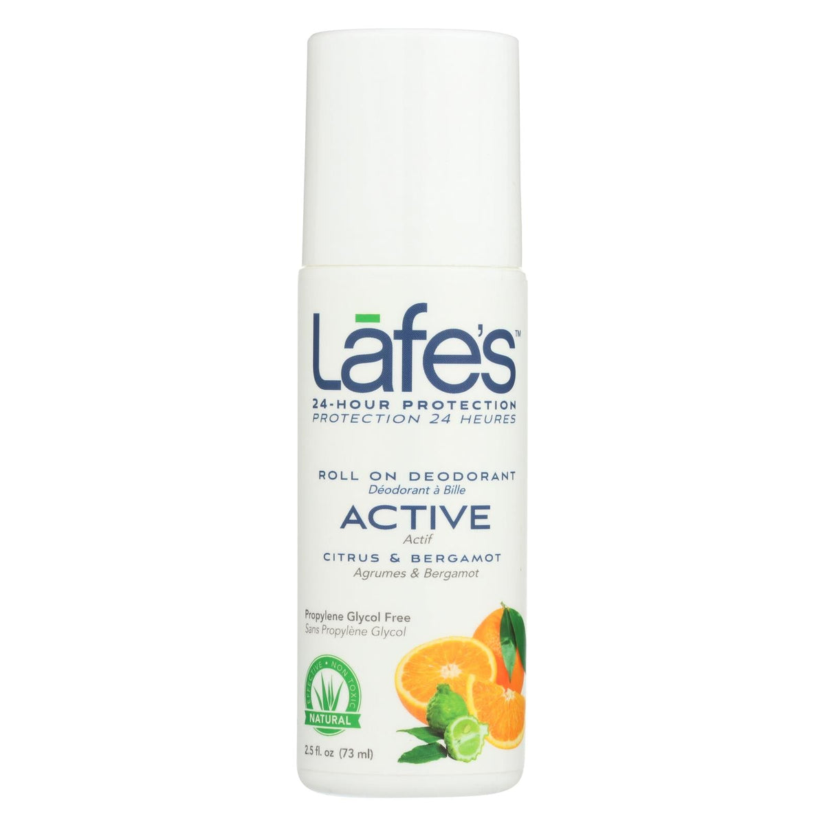 Lafe's Citrus & Bergamot Roll-On Deodorant - 2.5 oz