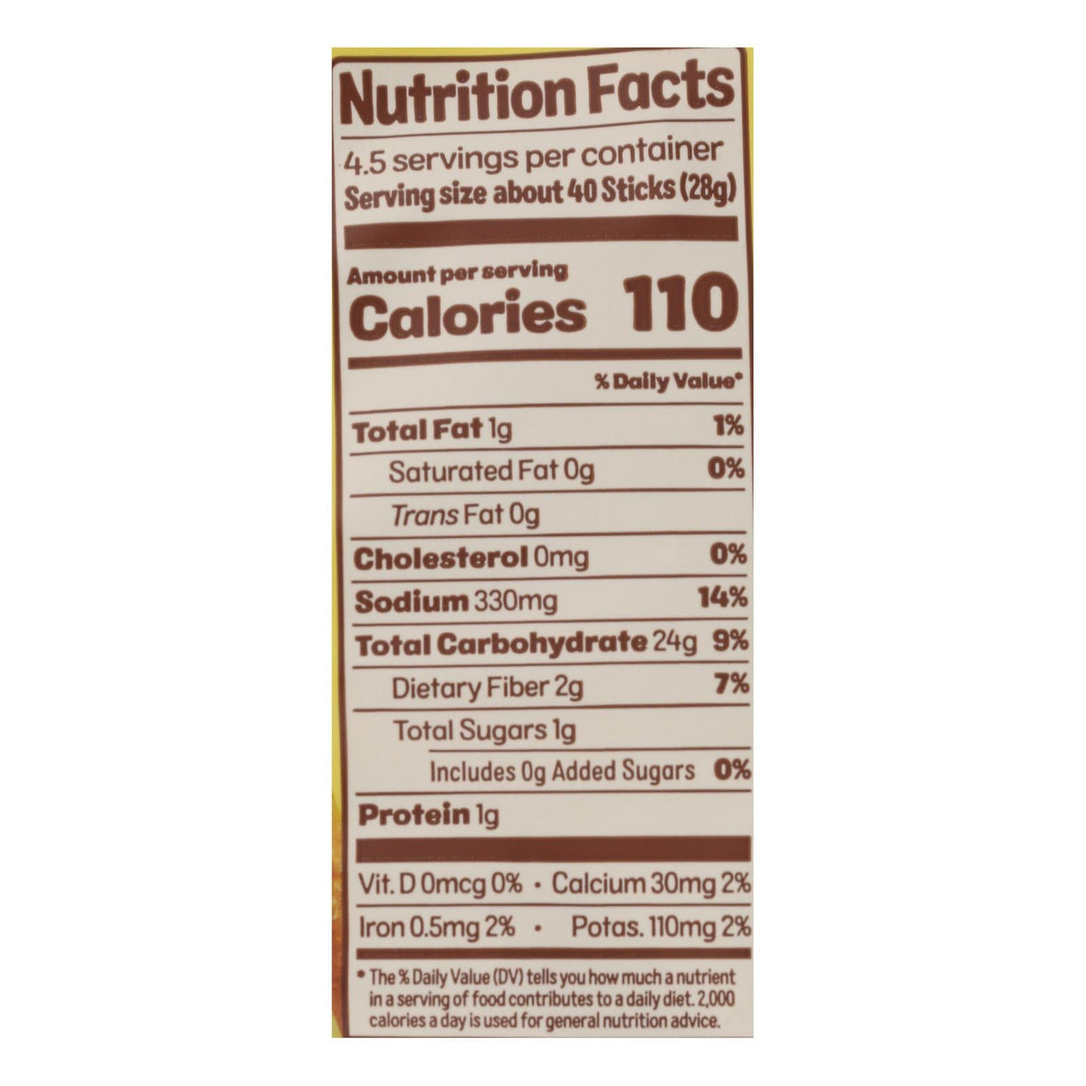 Cauliflower Pretzel Sticks - Original - 12 Pack