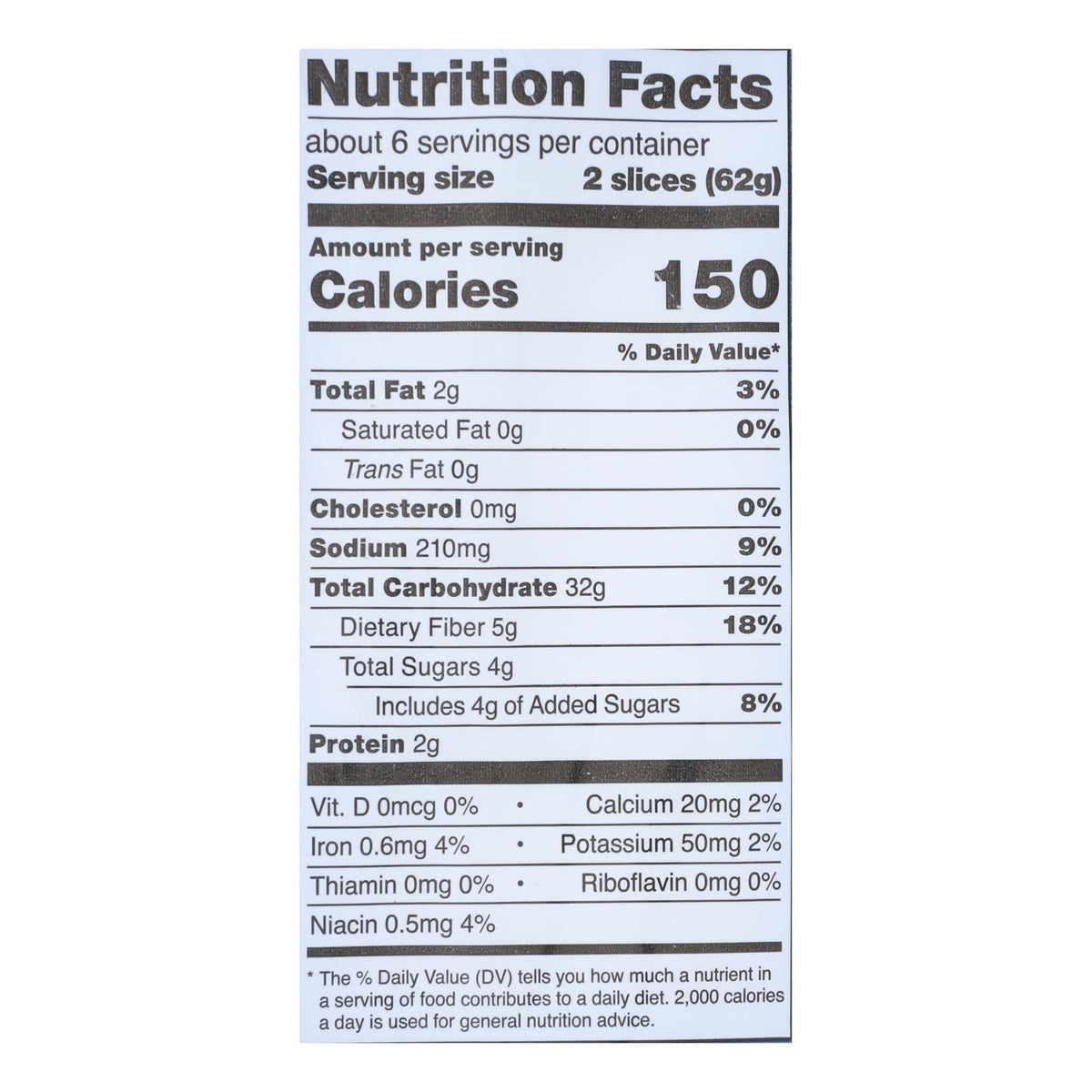 Schar - Bread Artisan Baker White - Case Of 8-14.1 Oz