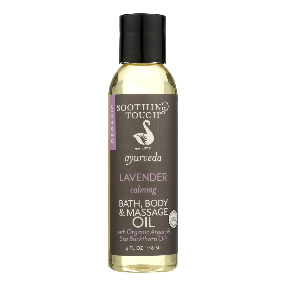 Soothing Touch Lavender Massage Oil - Organic 4 Oz