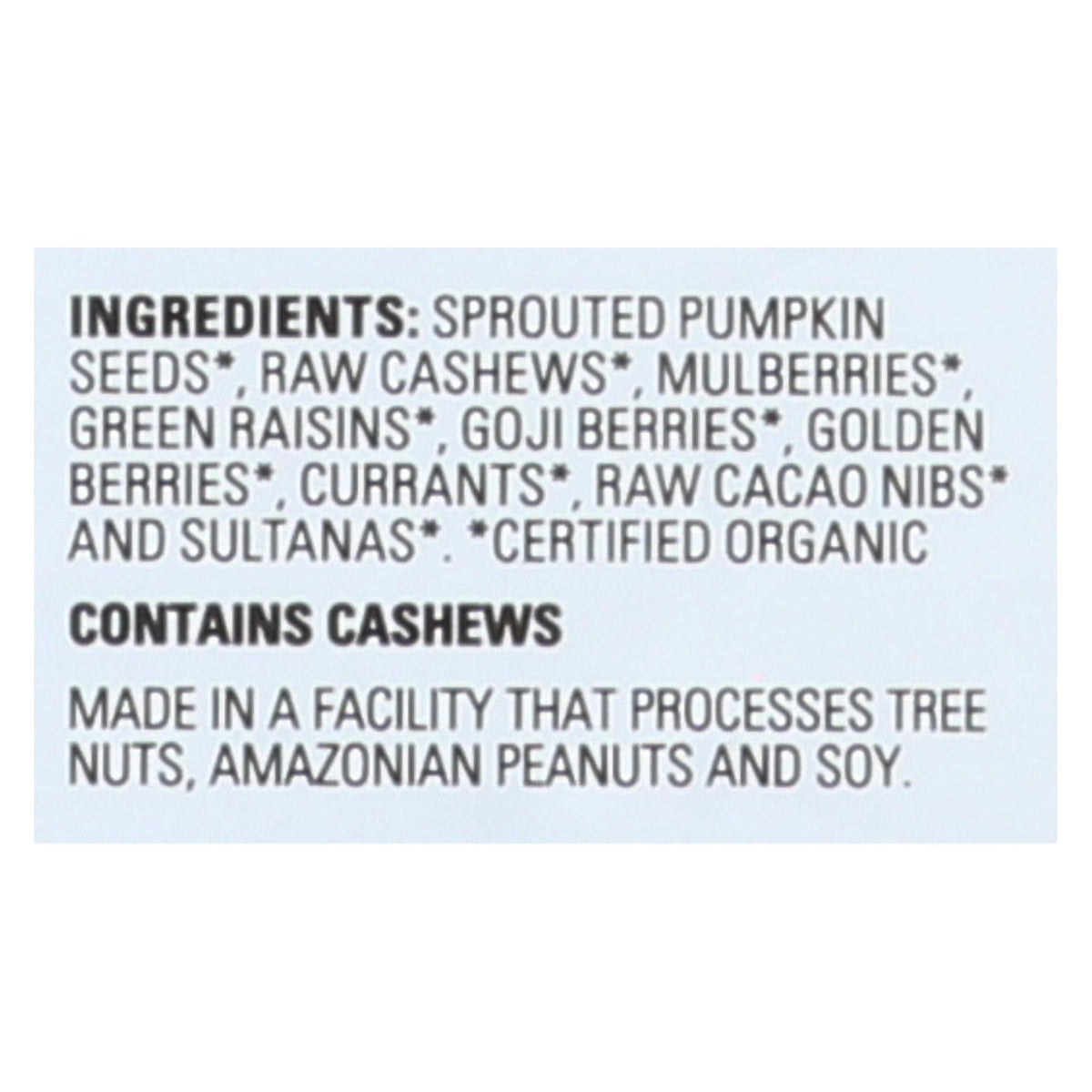 Organic Sprouted Wild Berry Trail Mix, 6-Pack, 7 oz Each