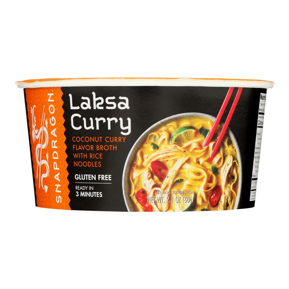 Snapdragon Rice Noodle Bowl Singapore Curry 6-Pack