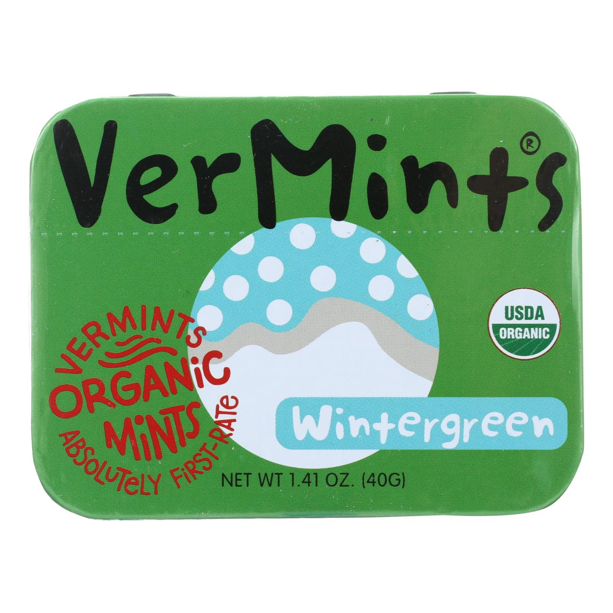 Vermints Wintermint All Natural Breath Mints, 1.41 Oz, 6-Pack