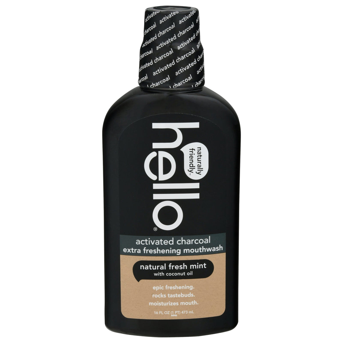 Hello Products - Charcoal Mouthwash, Fresh Mint, 16 oz