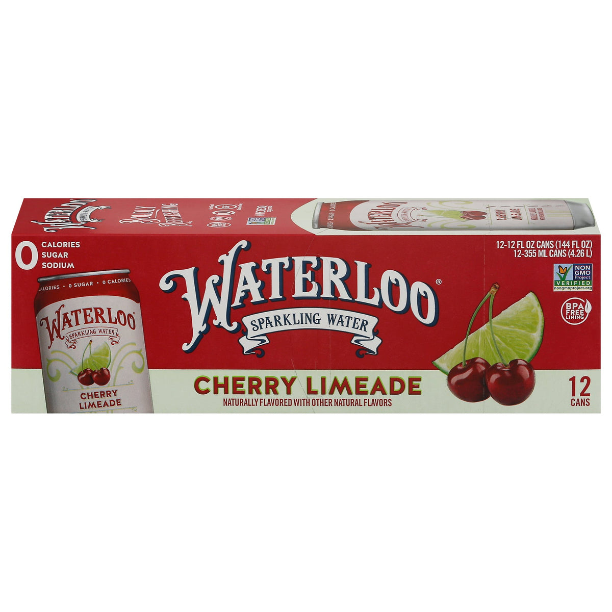 Waterloo - Sprklng Wtr Chry Limade - CS of 2-12/12 FZ