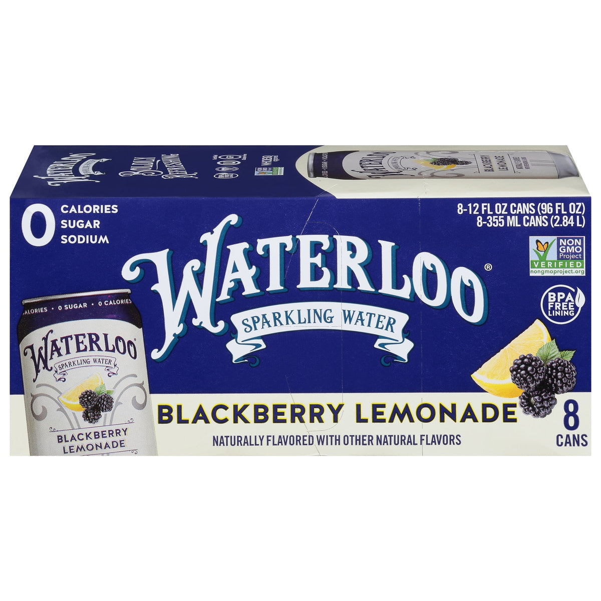 Waterloo Blackberry Lemonade Sparkling Water - 3 Pack