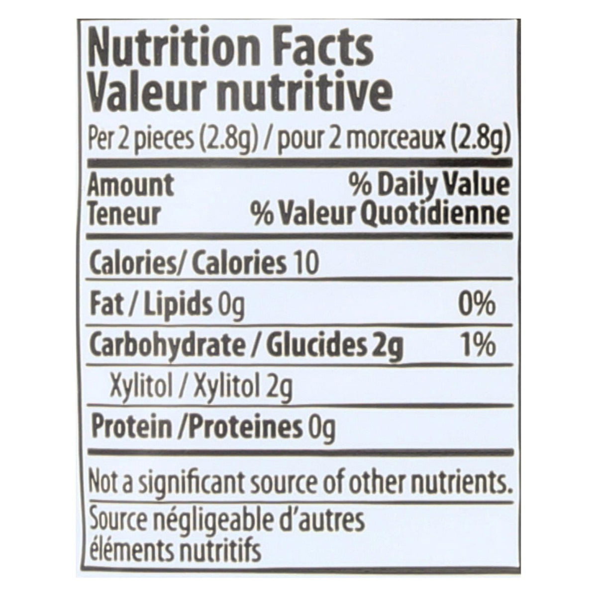 Pur Peppermint Gum - Case Of 12 - 2.72 Oz