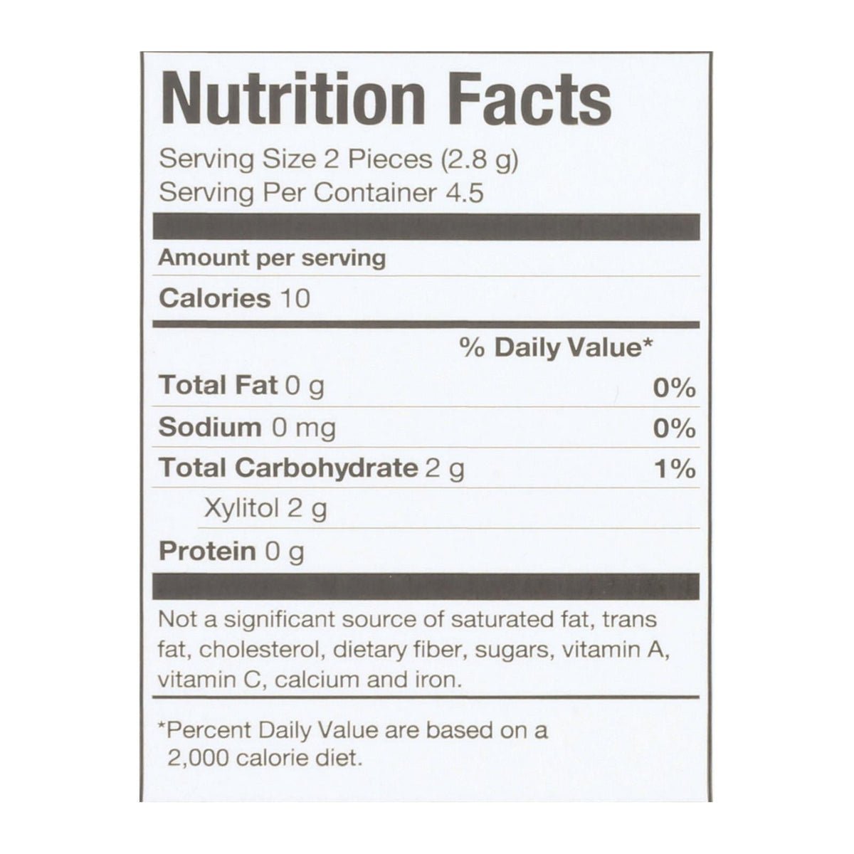 Pur Gum Cinnamon, Aspartame-Free, 9 Pieces, Case of 12