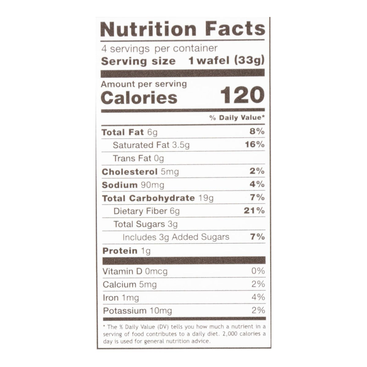 Vanilla Caramel Wafels 4pk - Case of 12 (4.64 oz each)