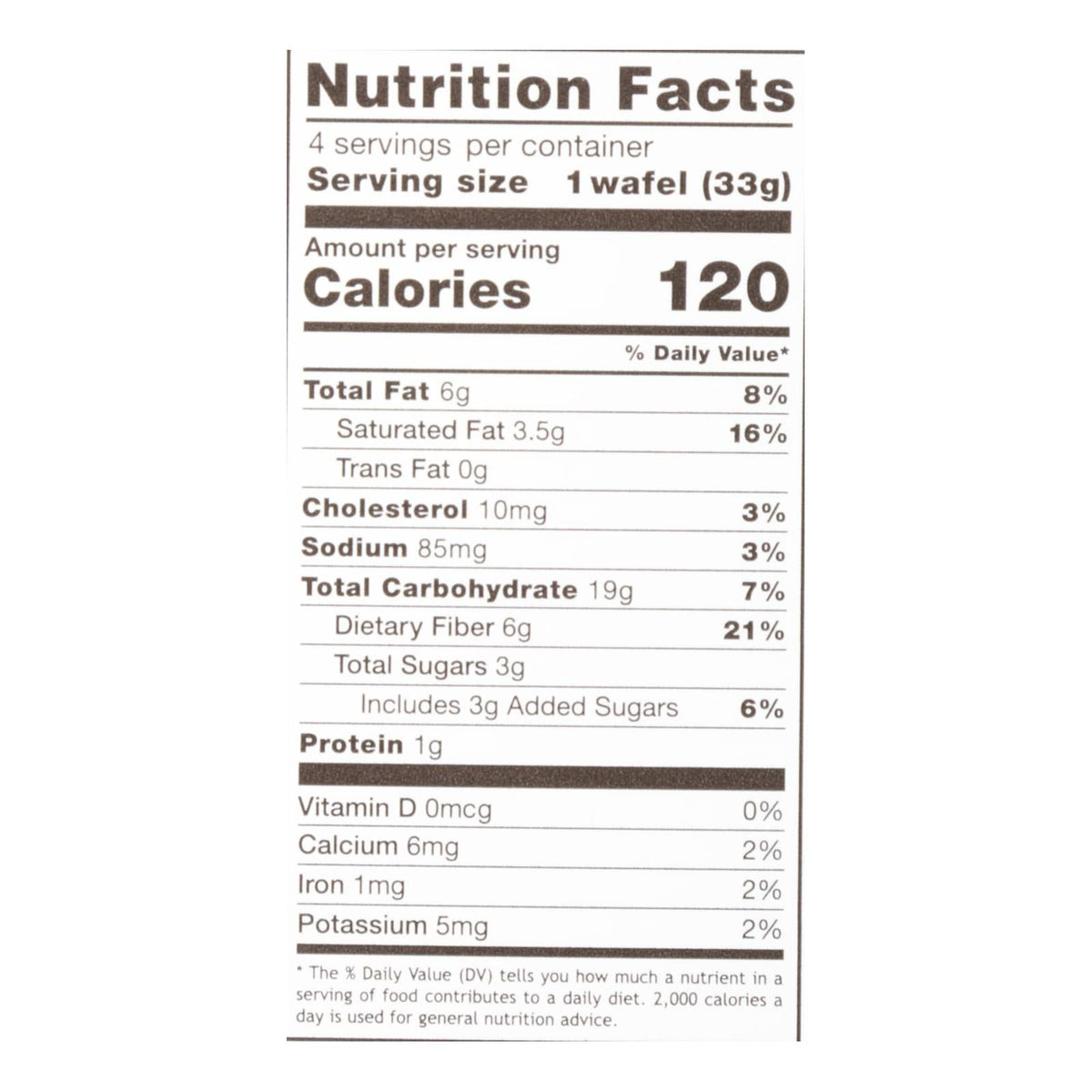 Rip Vanilla Wafels - Snickerdoodle Low Sugar 4pk Case of 12