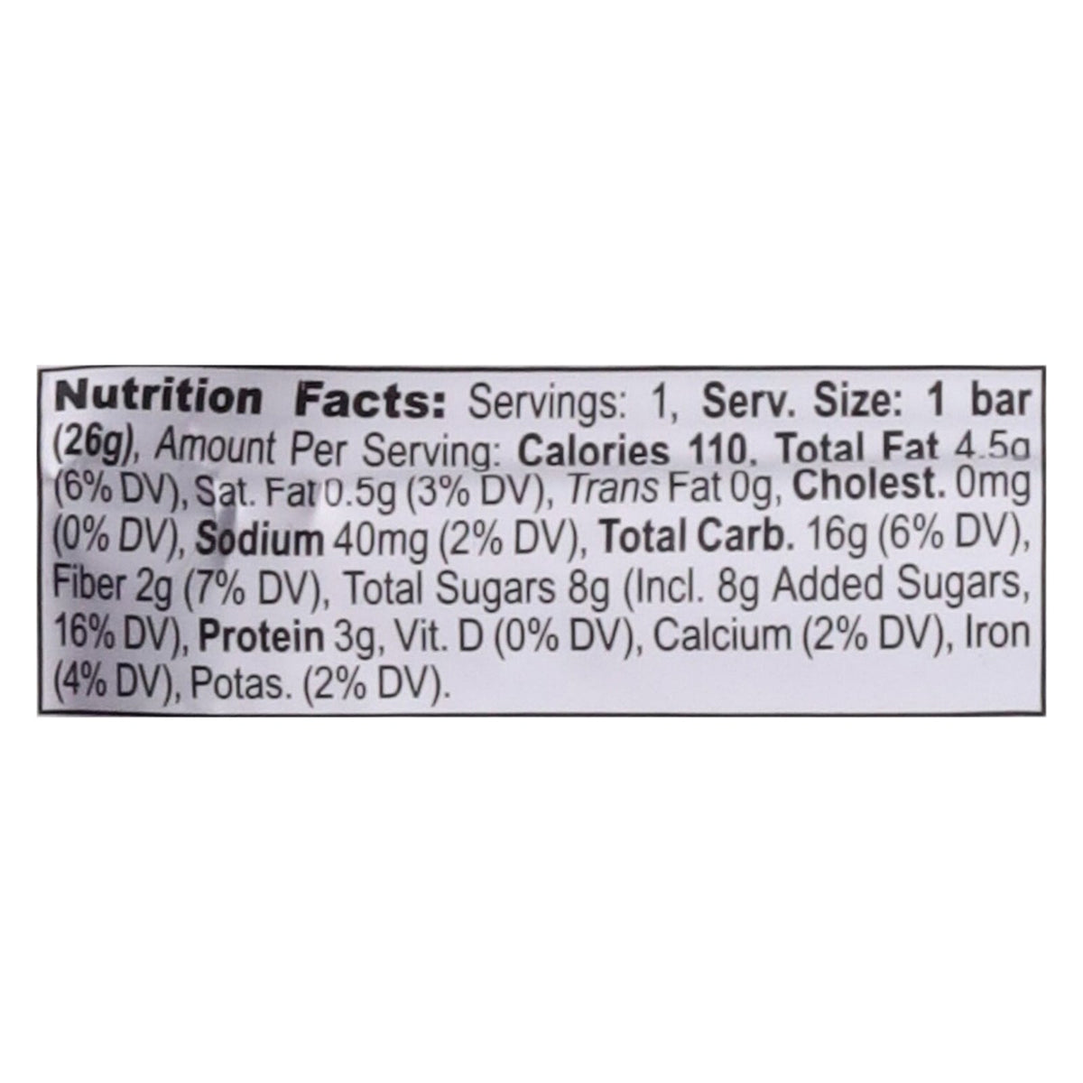 Verb Energy - Energy Bar Cchip Cky Dgh - CS of 16-.92 OZ