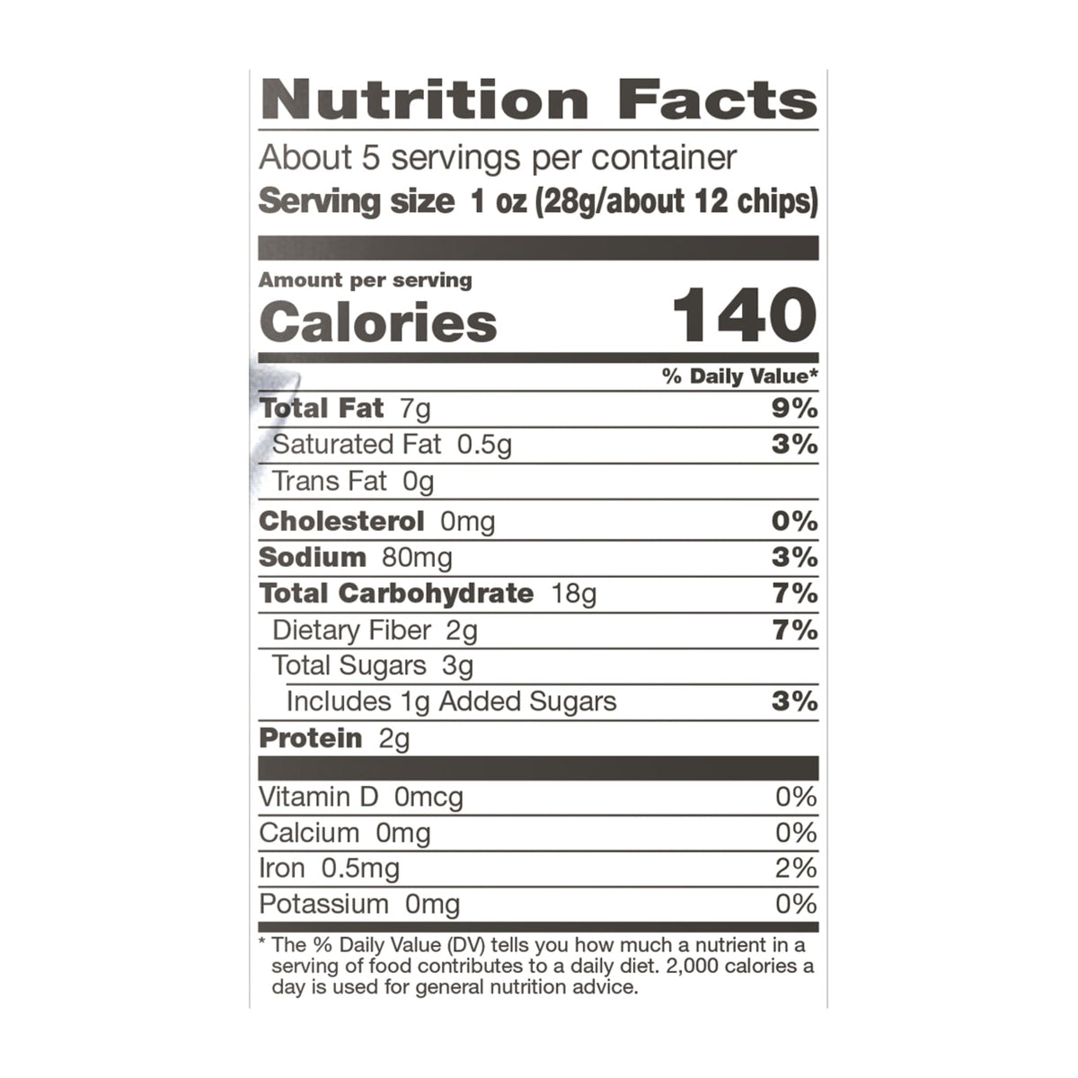 Sweet Potato Tortilla Chips - 12 Pack (5.5 OZ Each)