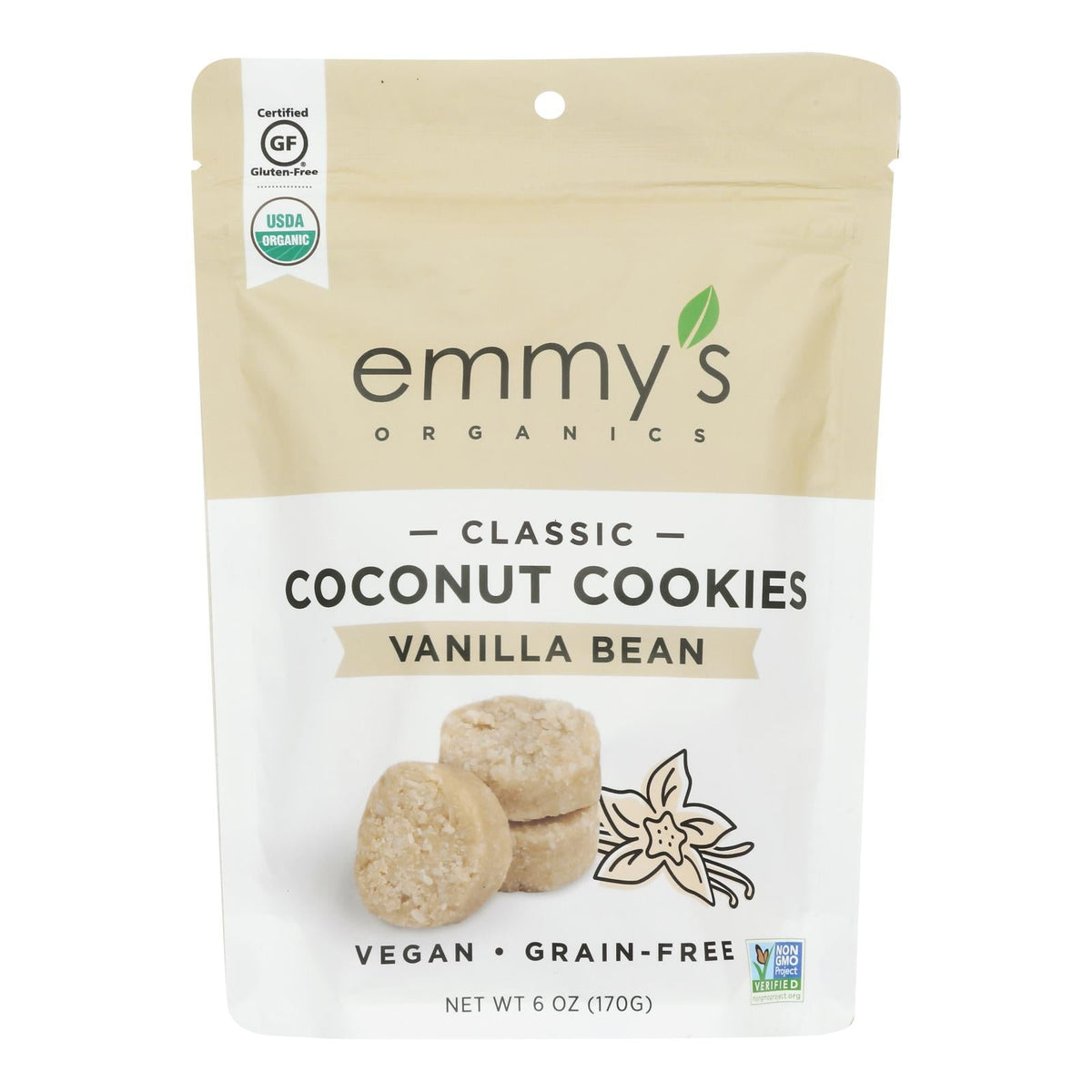 Emmy's Organics Organic Coconut - Case Of 8 - 6 Oz.