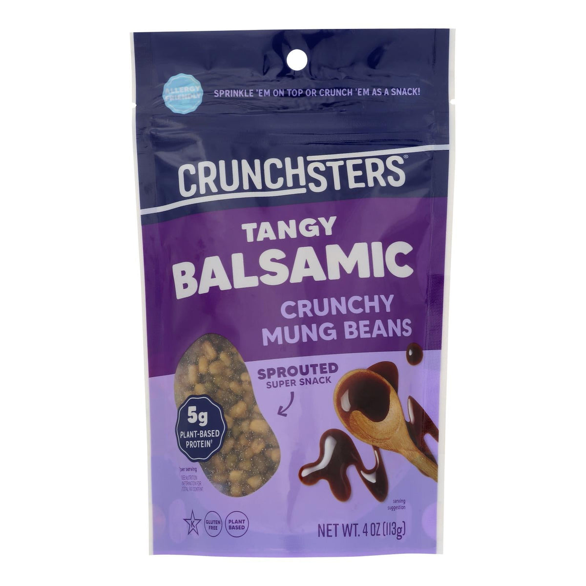 Crunchsters Smokey Balsamic Sprouted Snack 6-Pack, 4 Oz