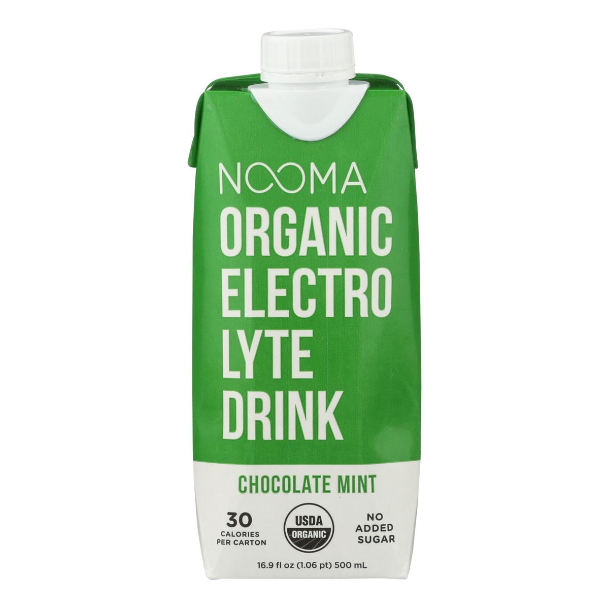 Nooma Organic Electrolyte Drink, Chocolate Mint, 12 Pack
