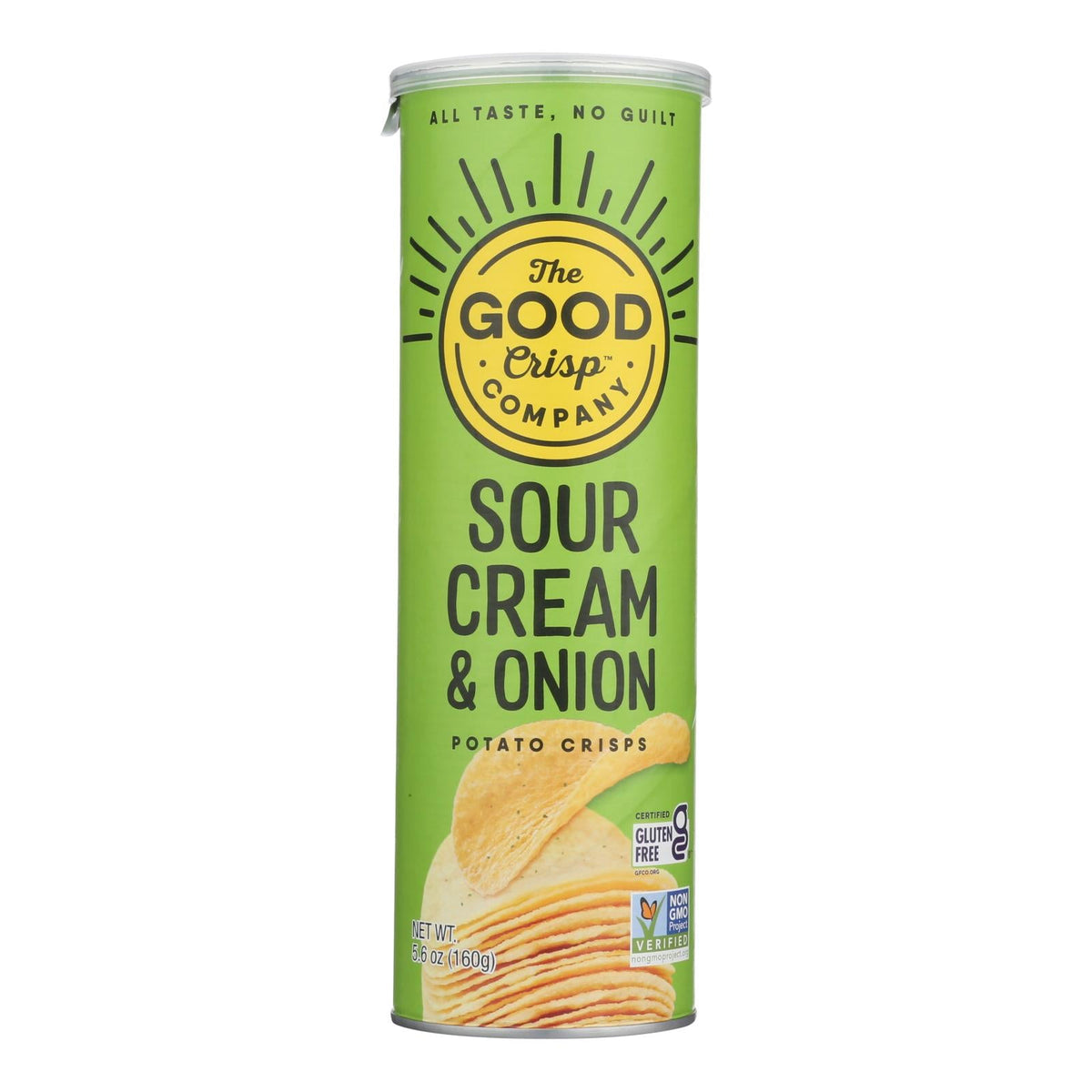 The Good Crisp - Sour Cream And Onion - Case Of 8 - 5.6 Oz.