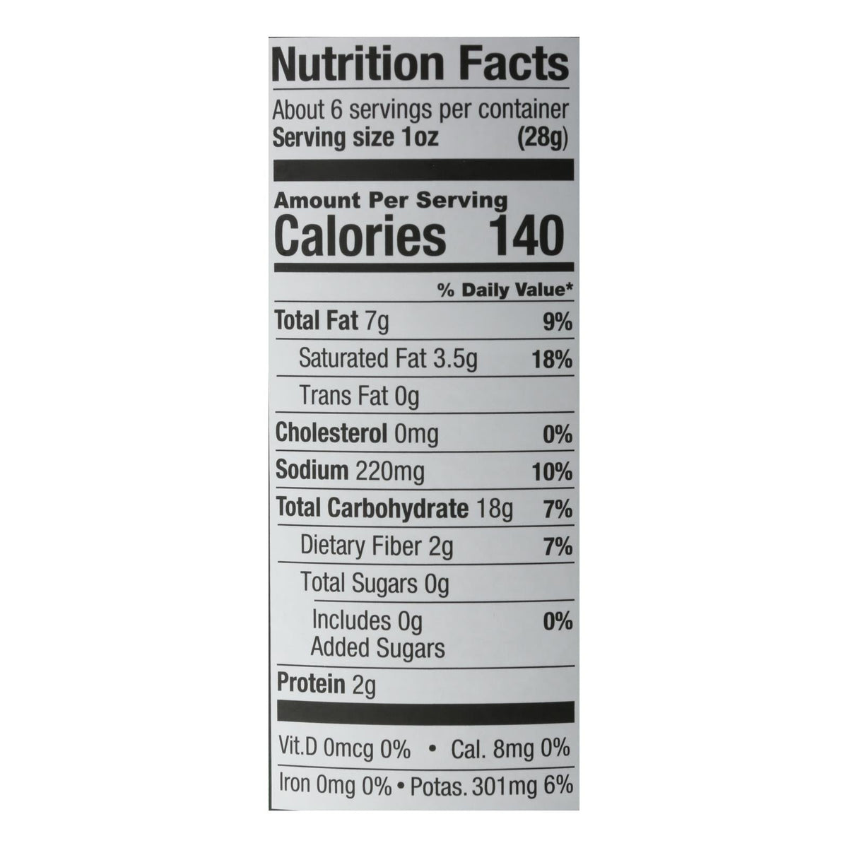 The Good Crisp - Sour Cream And Onion - Case Of 8 - 5.6 Oz.