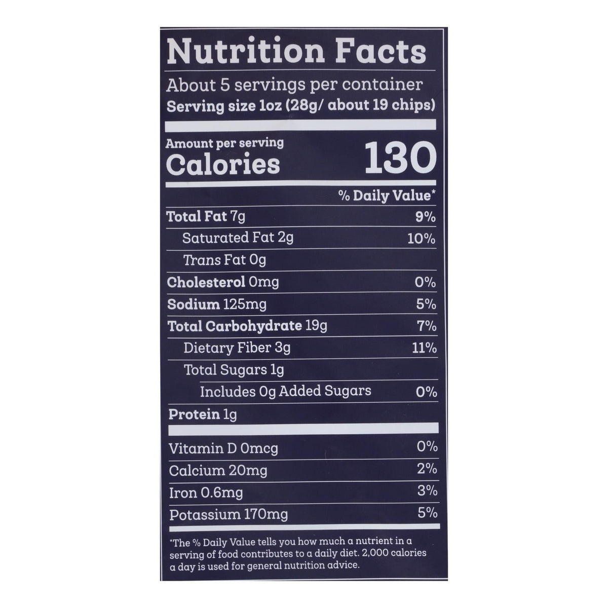 Siete Tortilla Chip - Nacho - Case Of 12 - 5 Oz