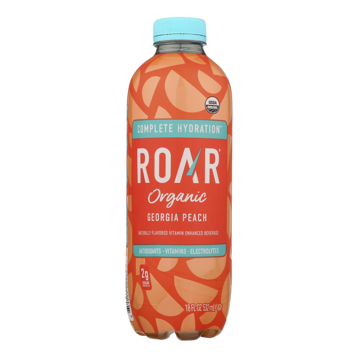 Roar Organic - Water Og2 Georgia Peach - Cs Of 12-18 Fz