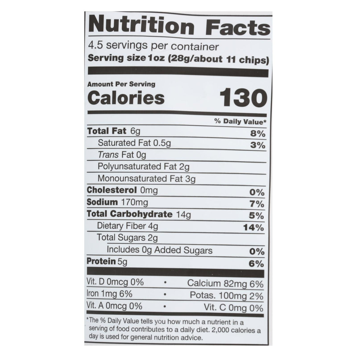 Beanitos Nacho Nation White Bean Chips, 6 Pack, 4.5 Oz