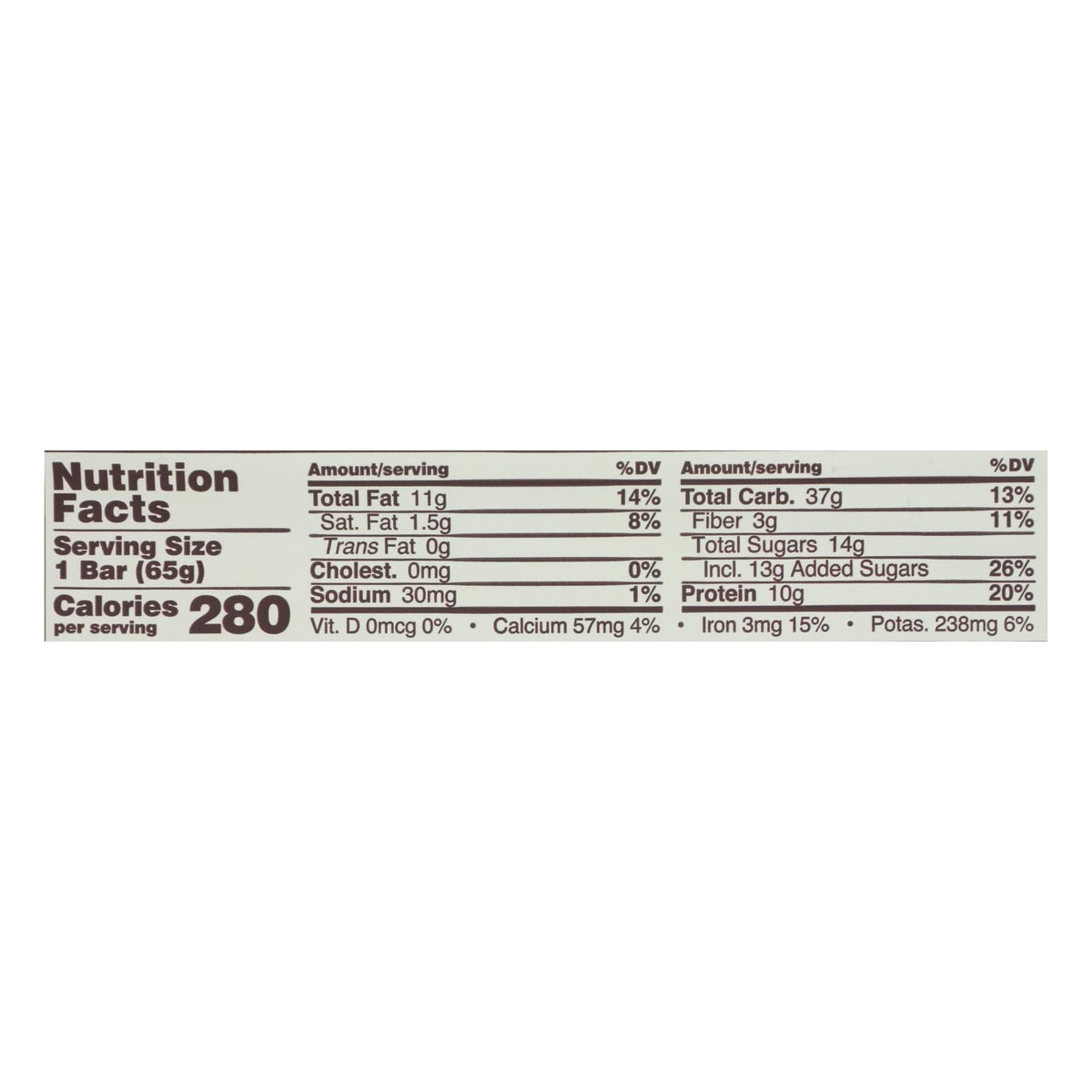 Gomacro Organic Dark Chocolate Almond Bar, Case of 12