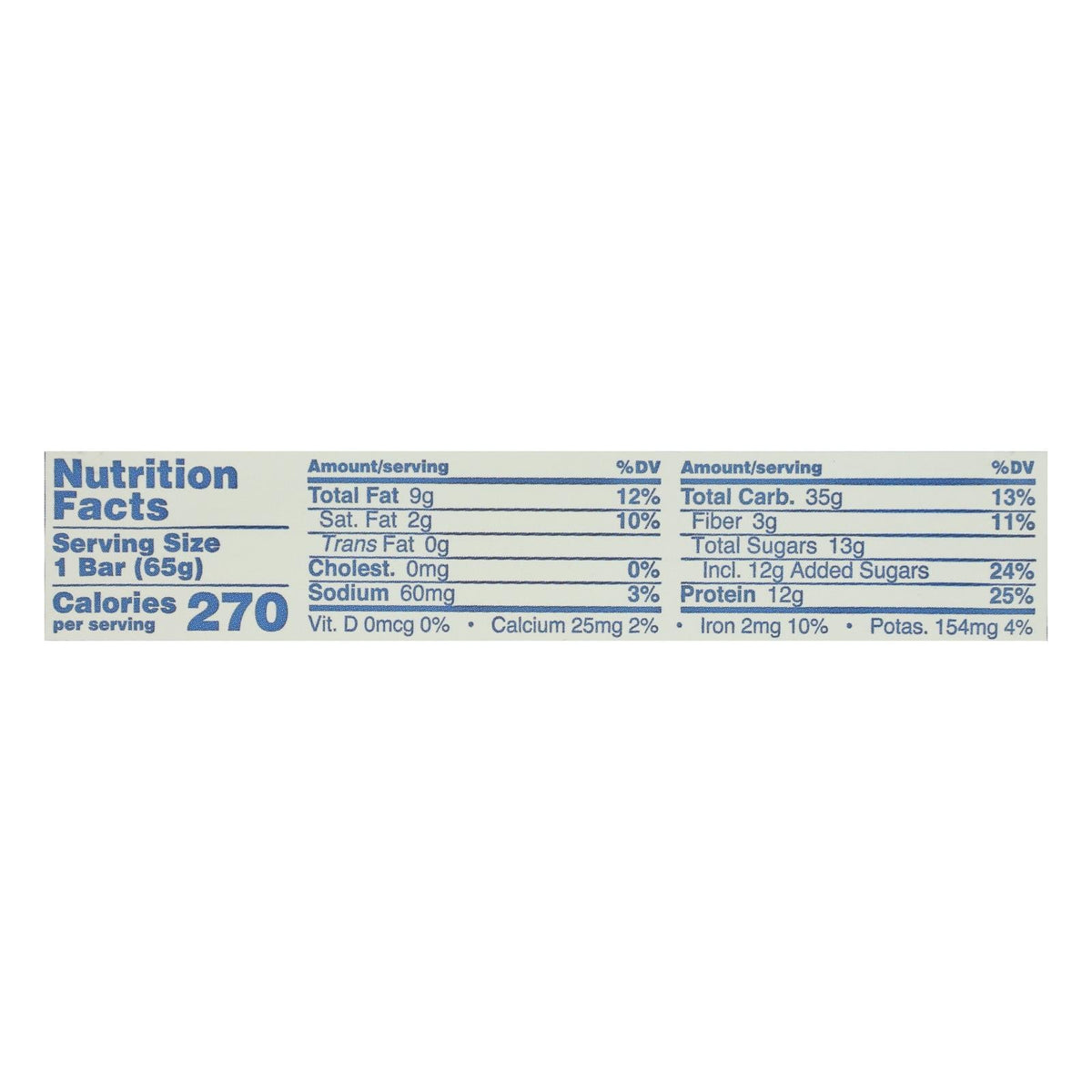 Gomacro - Bars Oatmeal Cchip - Case Of 12 - 2.3 Oz