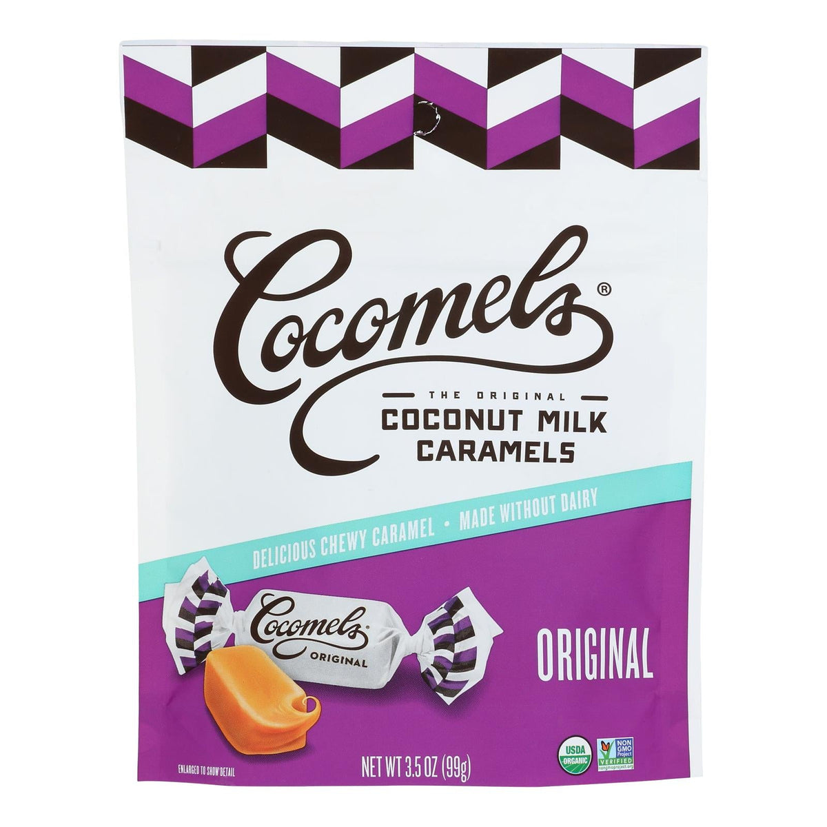 Cocomel Organic Coconut Milk Caramels, Original, 6 Pack