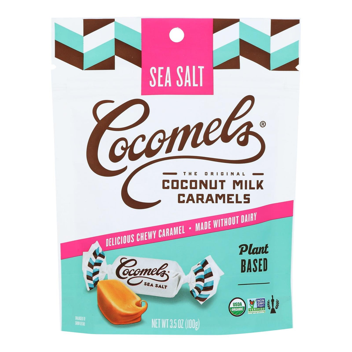 Cocomel Sea Salt Coconut Milk Caramels, 6-Pack, 3.5 Oz