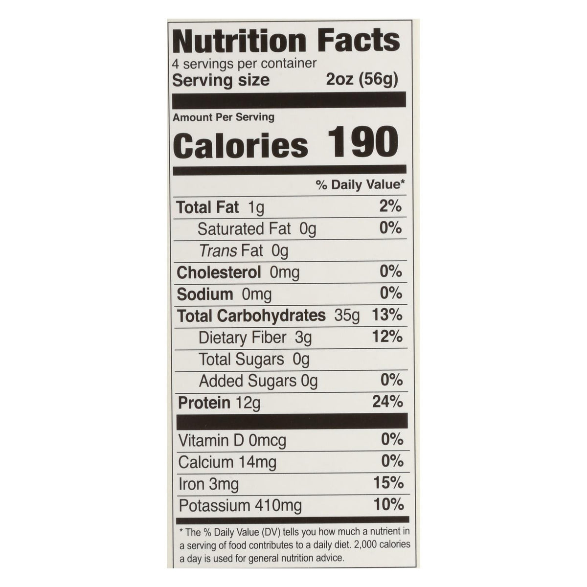 Organic Red Lentil Penne - Case of 6 - 8 Oz