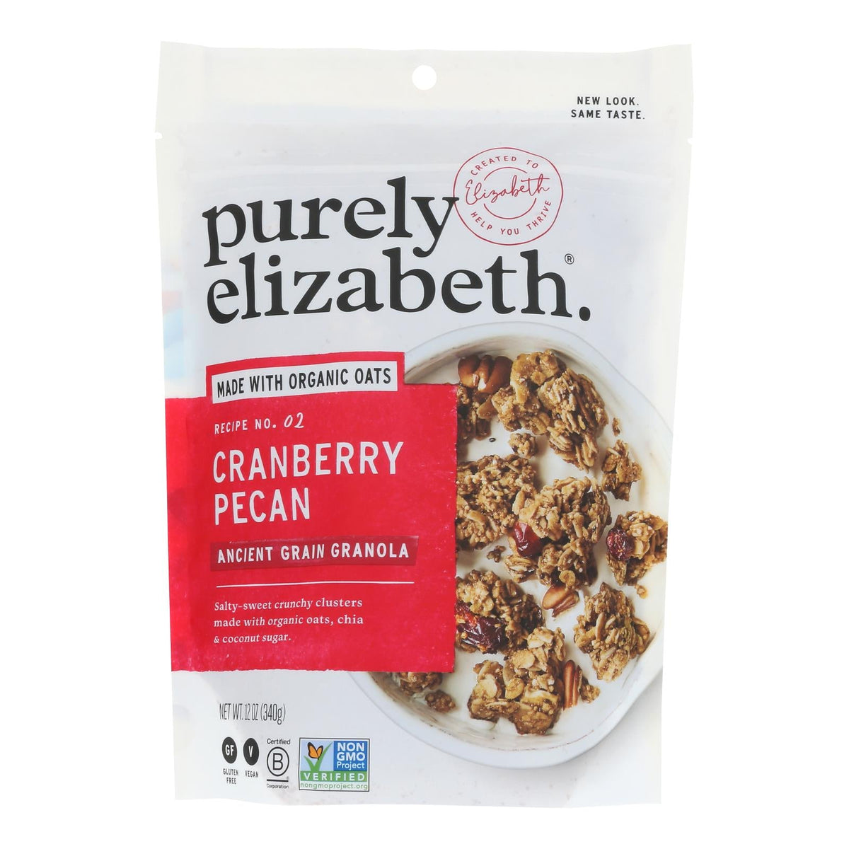 Organic Cranberry Pecan Granola, 6-Pack (12 oz each)