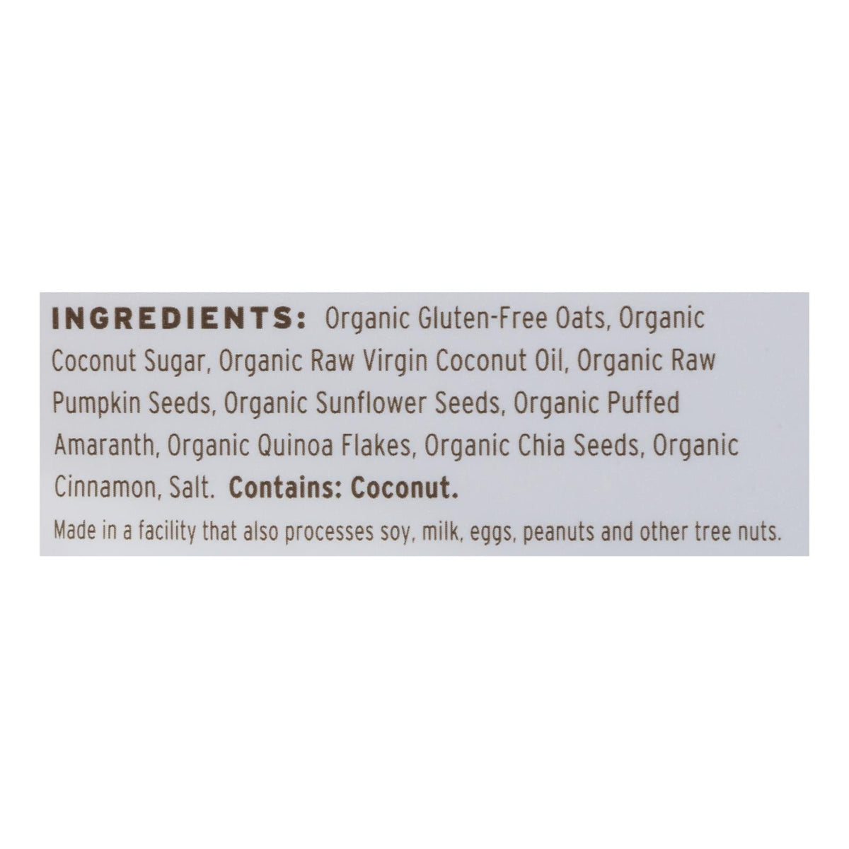 Purely Elizabeth Organic Pumpkin Fig Granola & Puffs 12oz