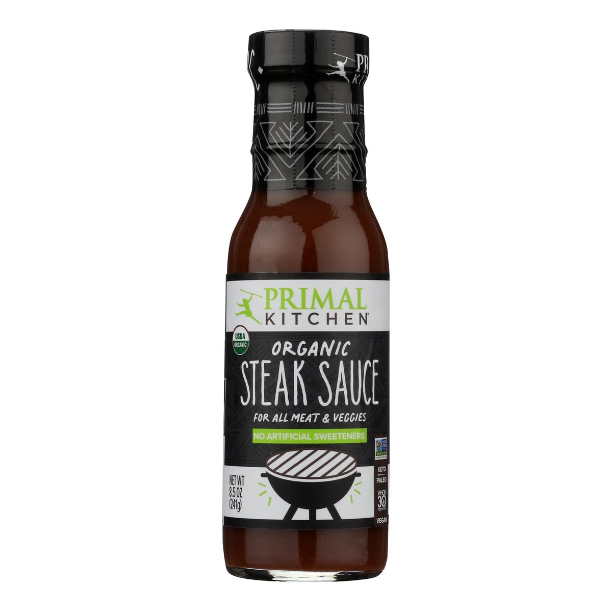 Primal Kitchen - Steak Sauce Sugar Free - Case of 6 - 8.5 OZ