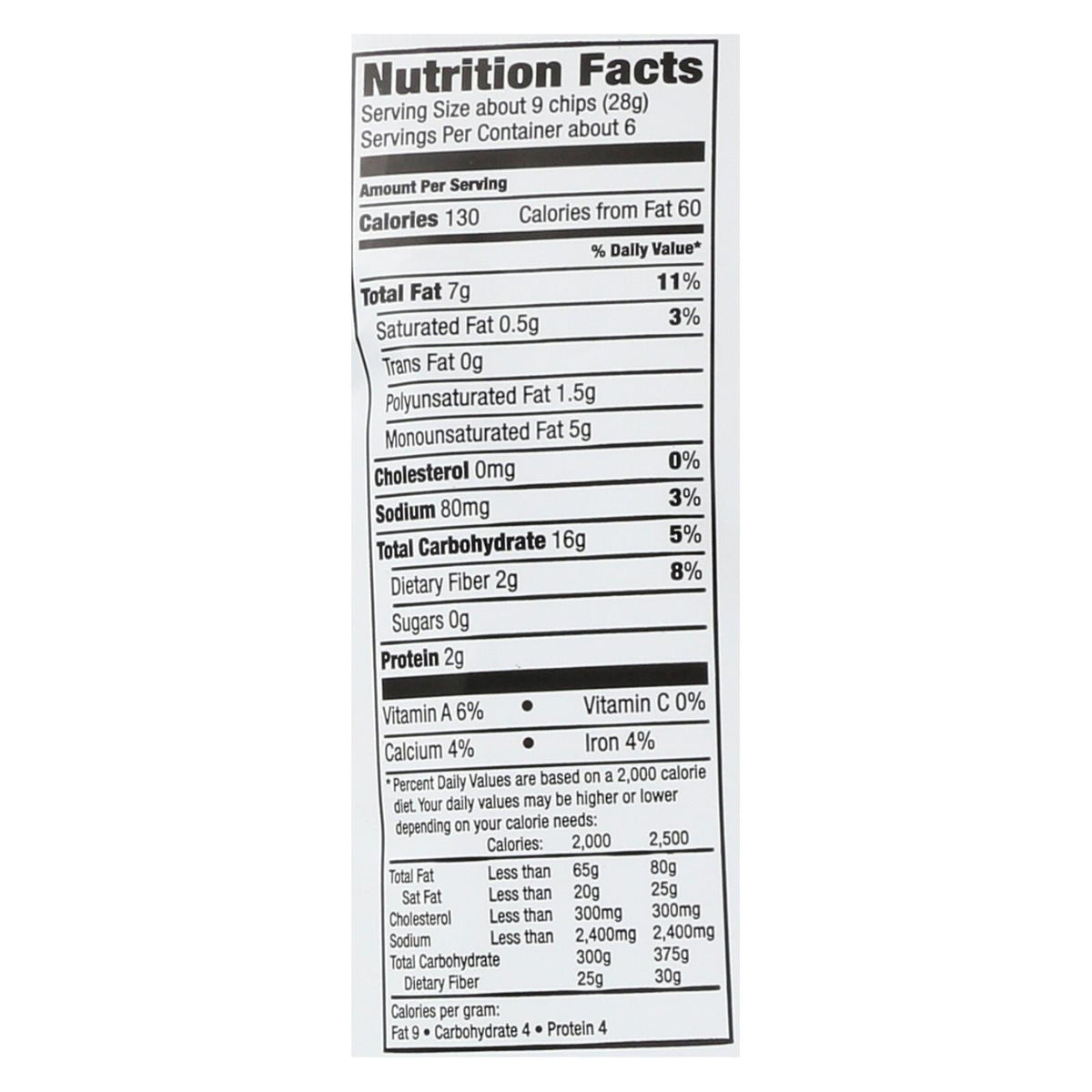 Way Better Sweet Potato Tortilla Chips, 5.5oz (12-Pack)