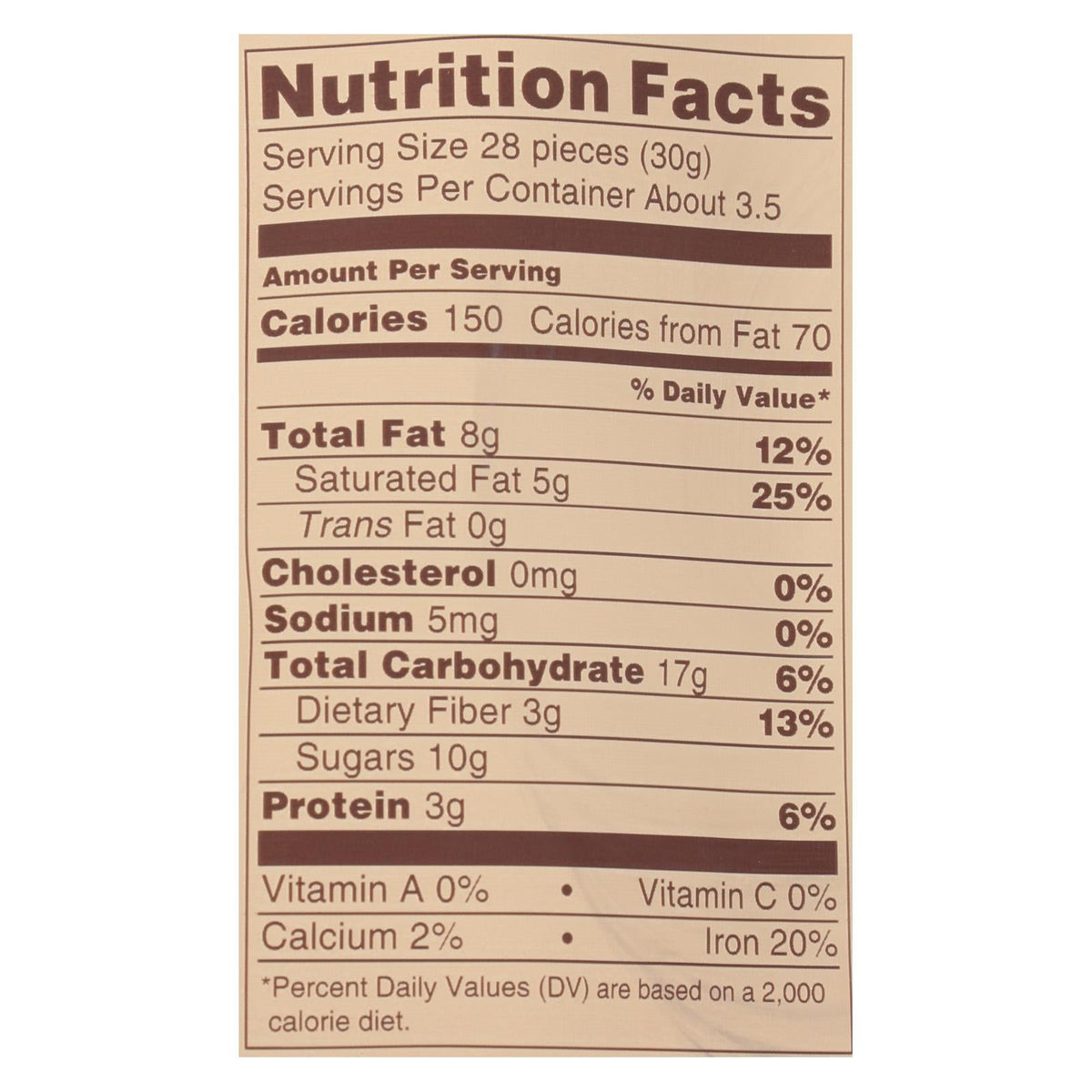 Lebby Dark Chocolate Chickpea Snacks, 6-Pack, 3.5 OZ Each