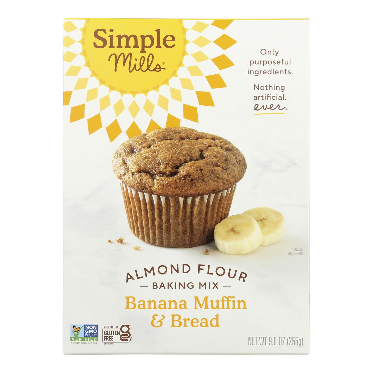 Simple Mills Banana Muffin & Bread Mix, Almond Flour, 6 Pack
