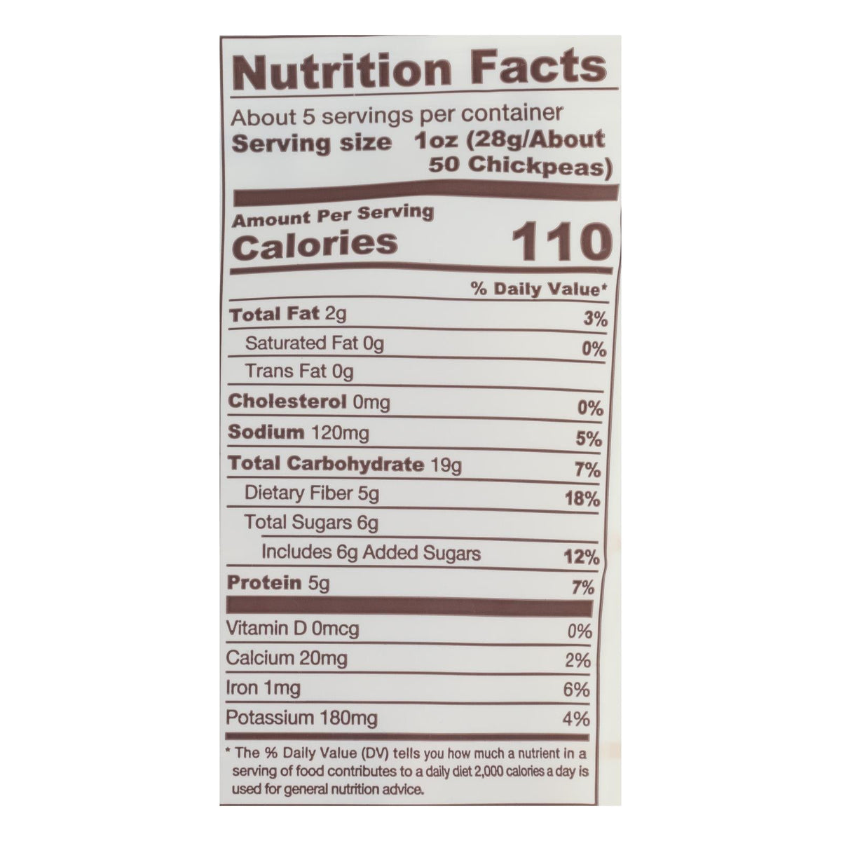 Biena Chickpea Snacks - Honey Roasted - Case Of 8 - 5 Oz.