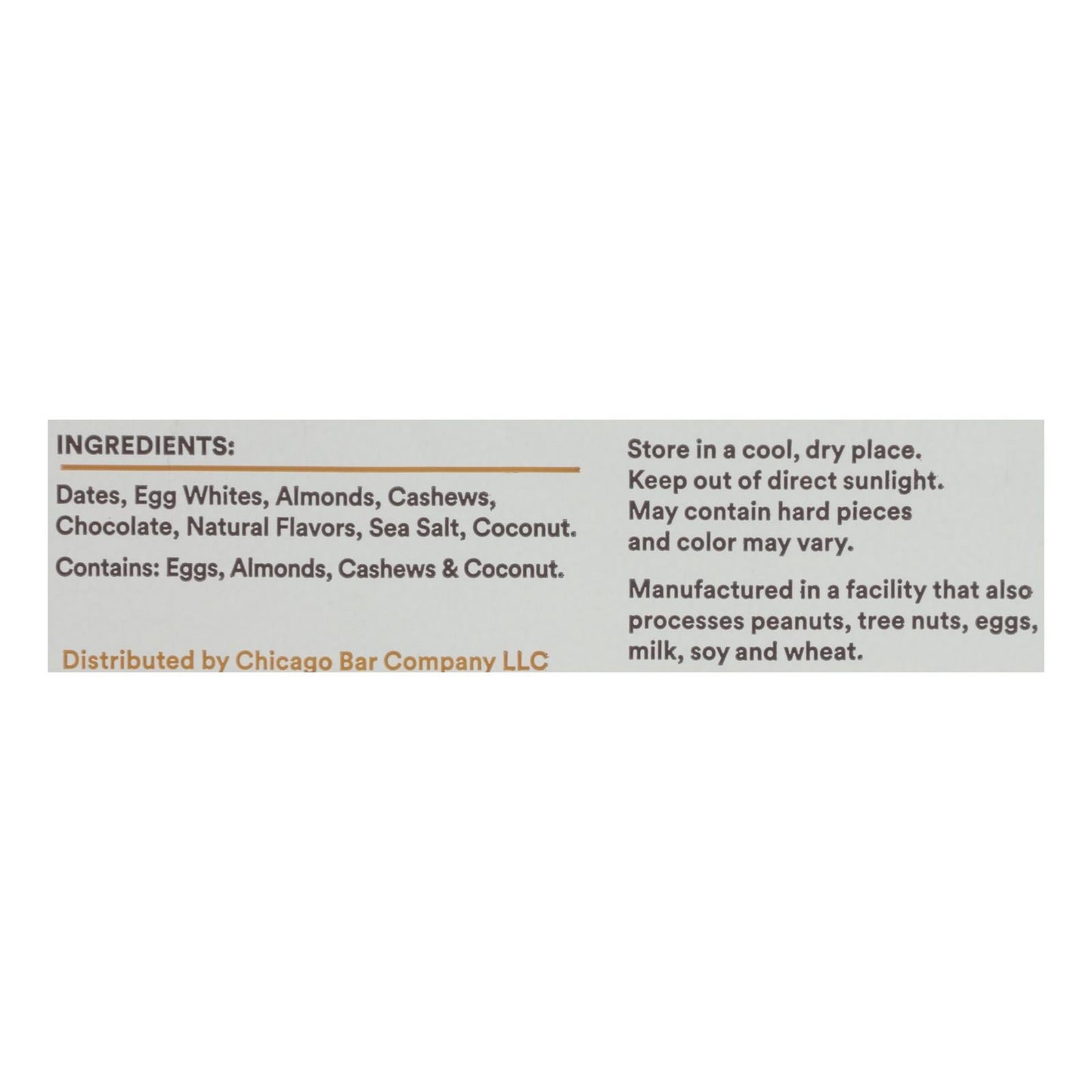 RxBar - Protein Bar - Coconut Chocolate - Case of 12 - 1.83 oz.