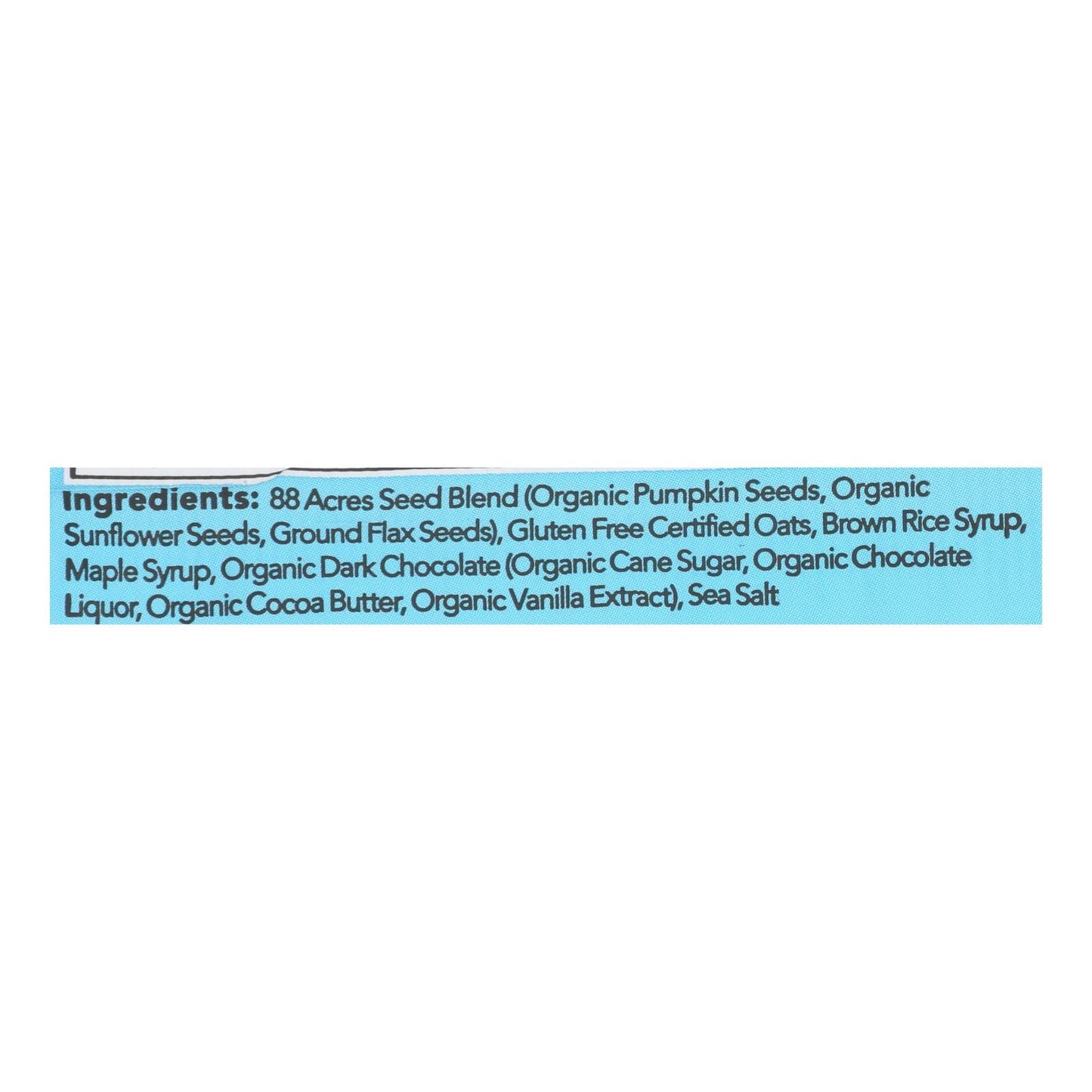 88 Acres Chocolate Sea Salt Bars, Box of 9 - 1.6 oz
