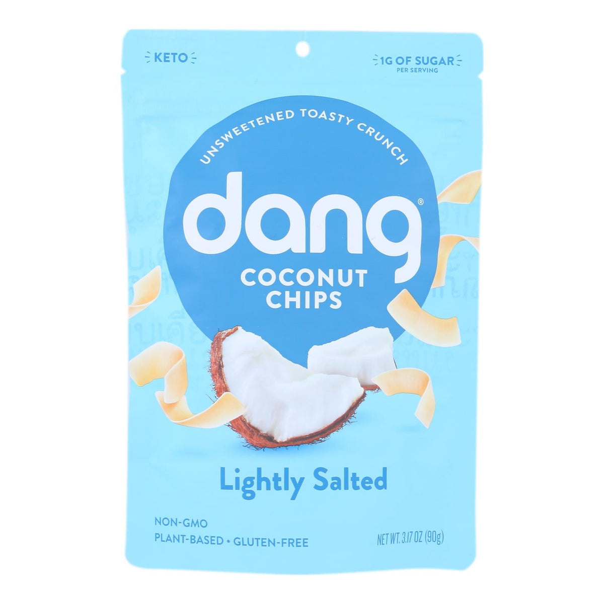 Dang Toasted Coconut Chips, Lightly Salted, 12 Pack, 3.17 Oz