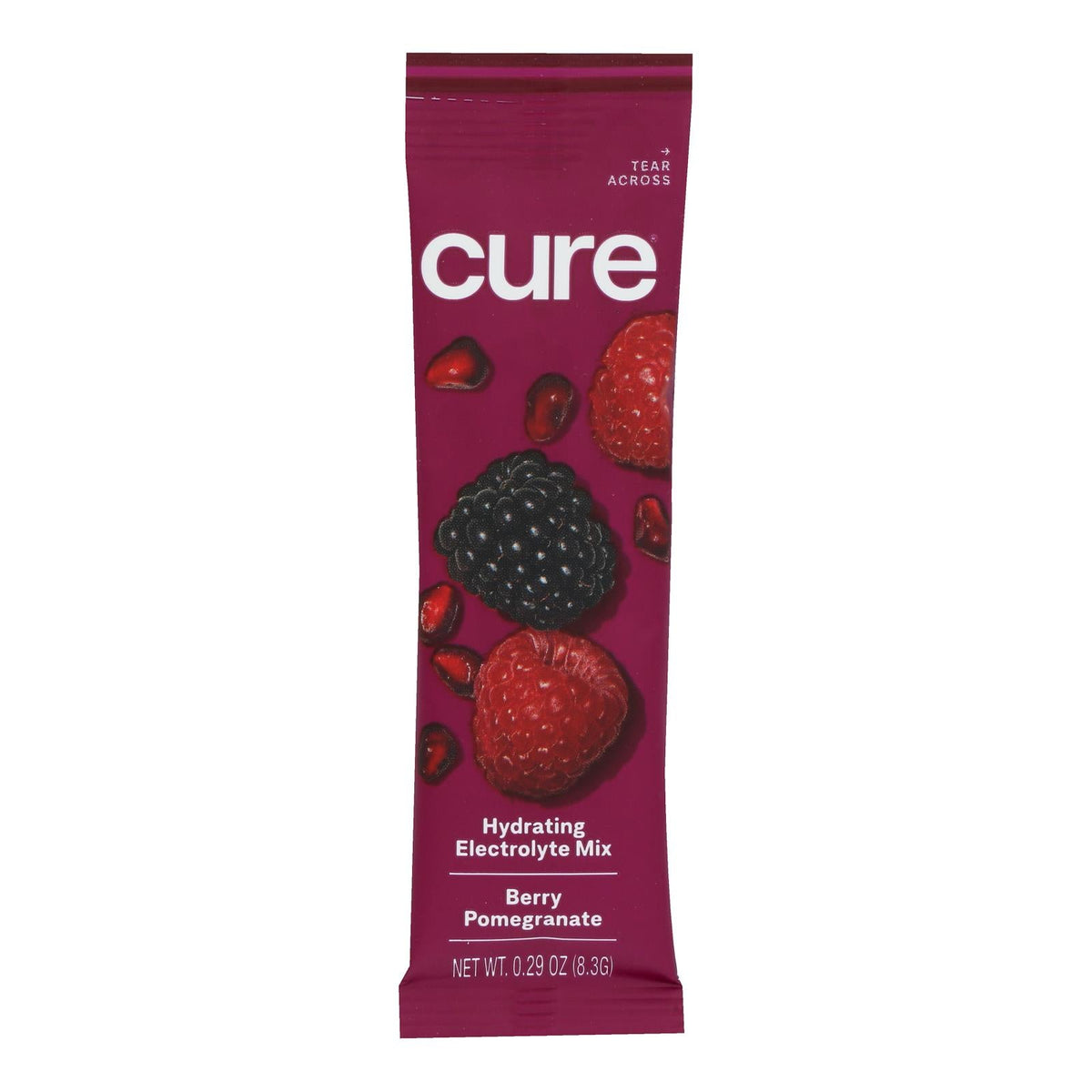 Cure Hydration Drink Mix Berry Pomegranate - 8 Pack