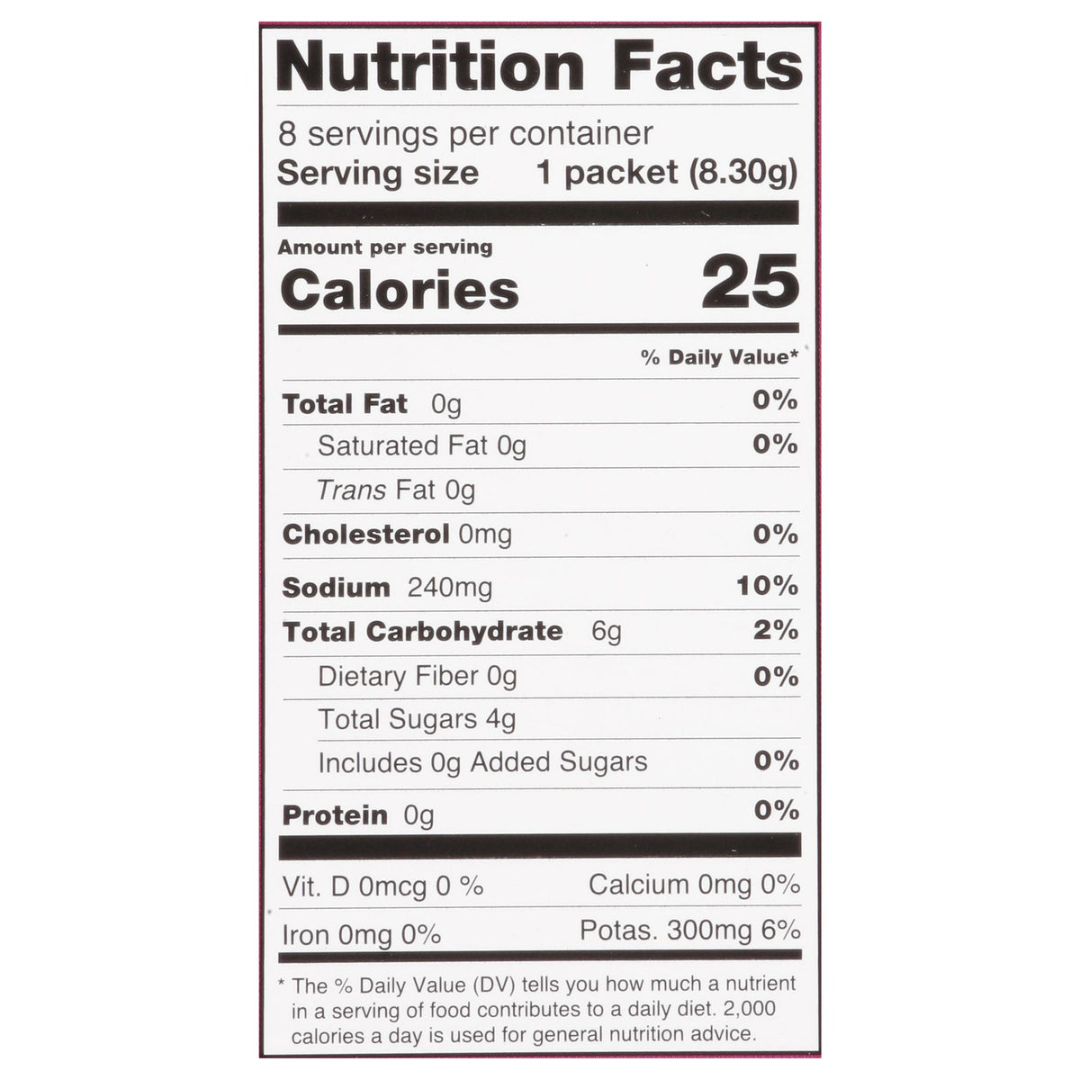 Cure Hydration Drink Mix Berry Pomegranate - 8 Pack