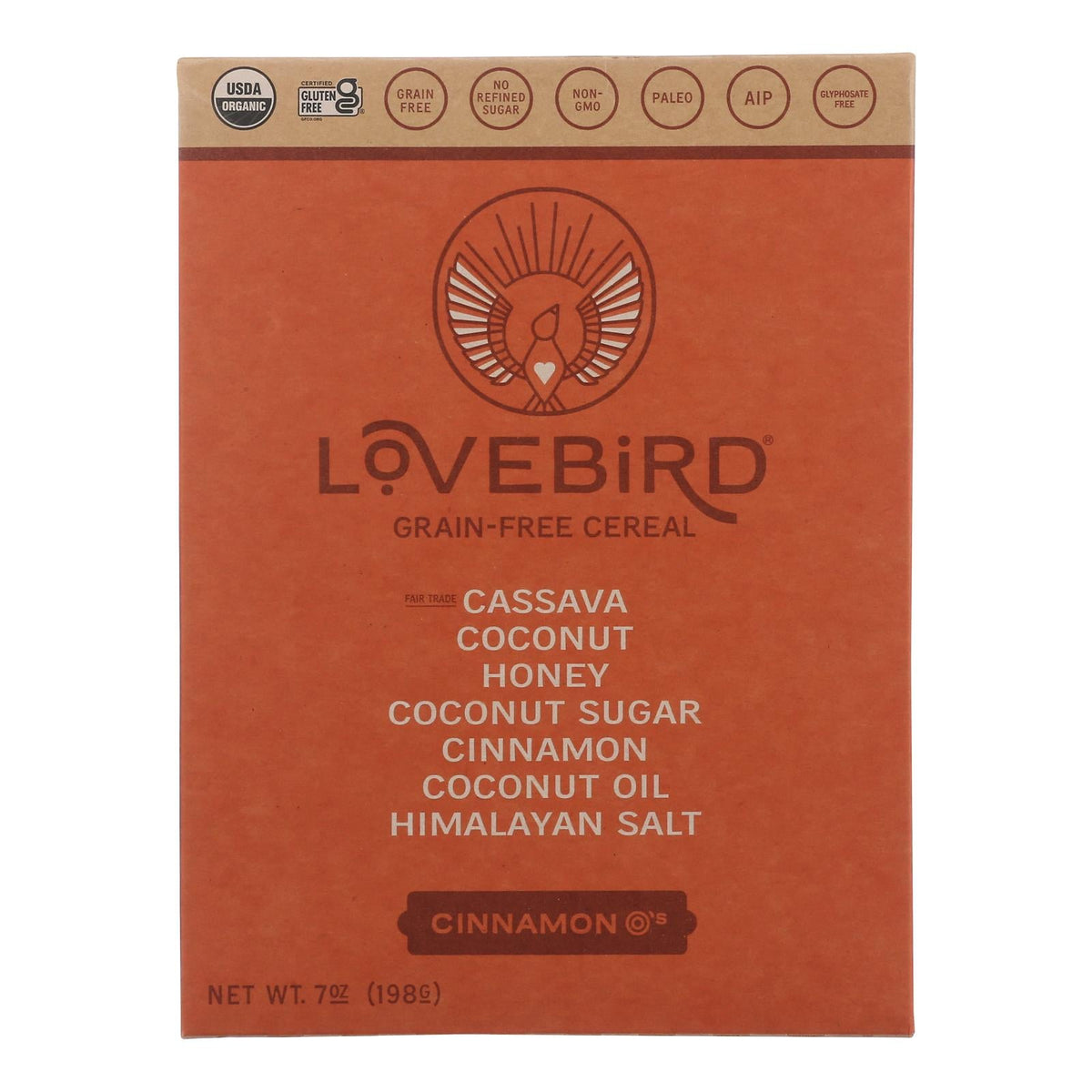Lovebird - Cereal Cinnamon Grnfr - Case Of 6-7 Oz